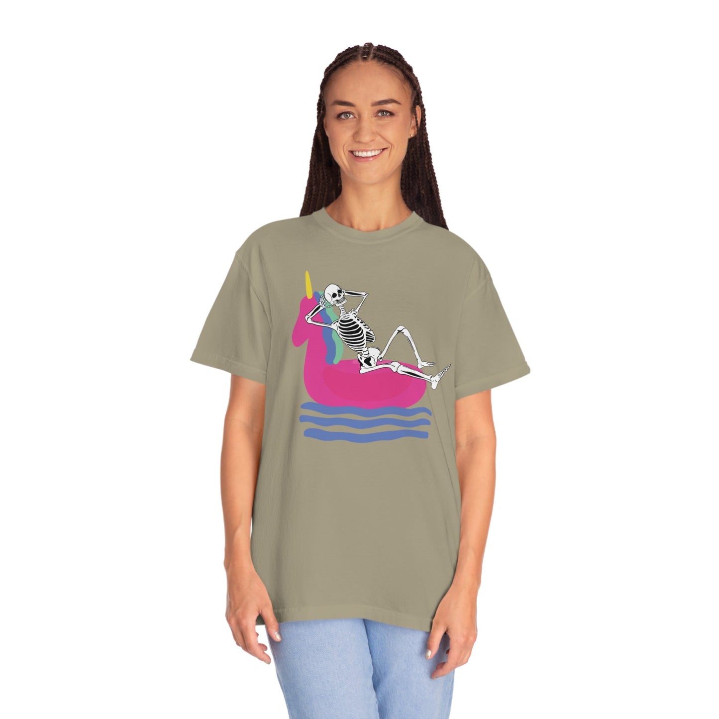The Beach Bum Skeleton Shirt, Gift This Relaxing Shirt To Your Favorite Poolgoers!
