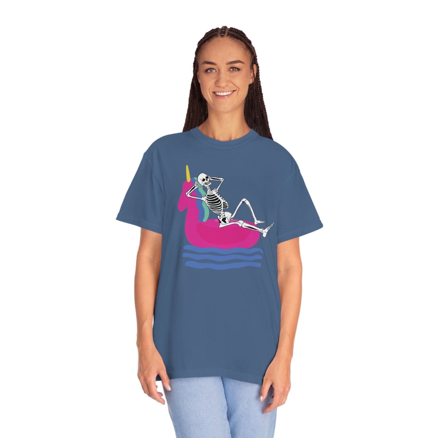 The Beach Bum Skeleton Shirt, Gift This Relaxing Shirt To Your Favorite Poolgoers!
