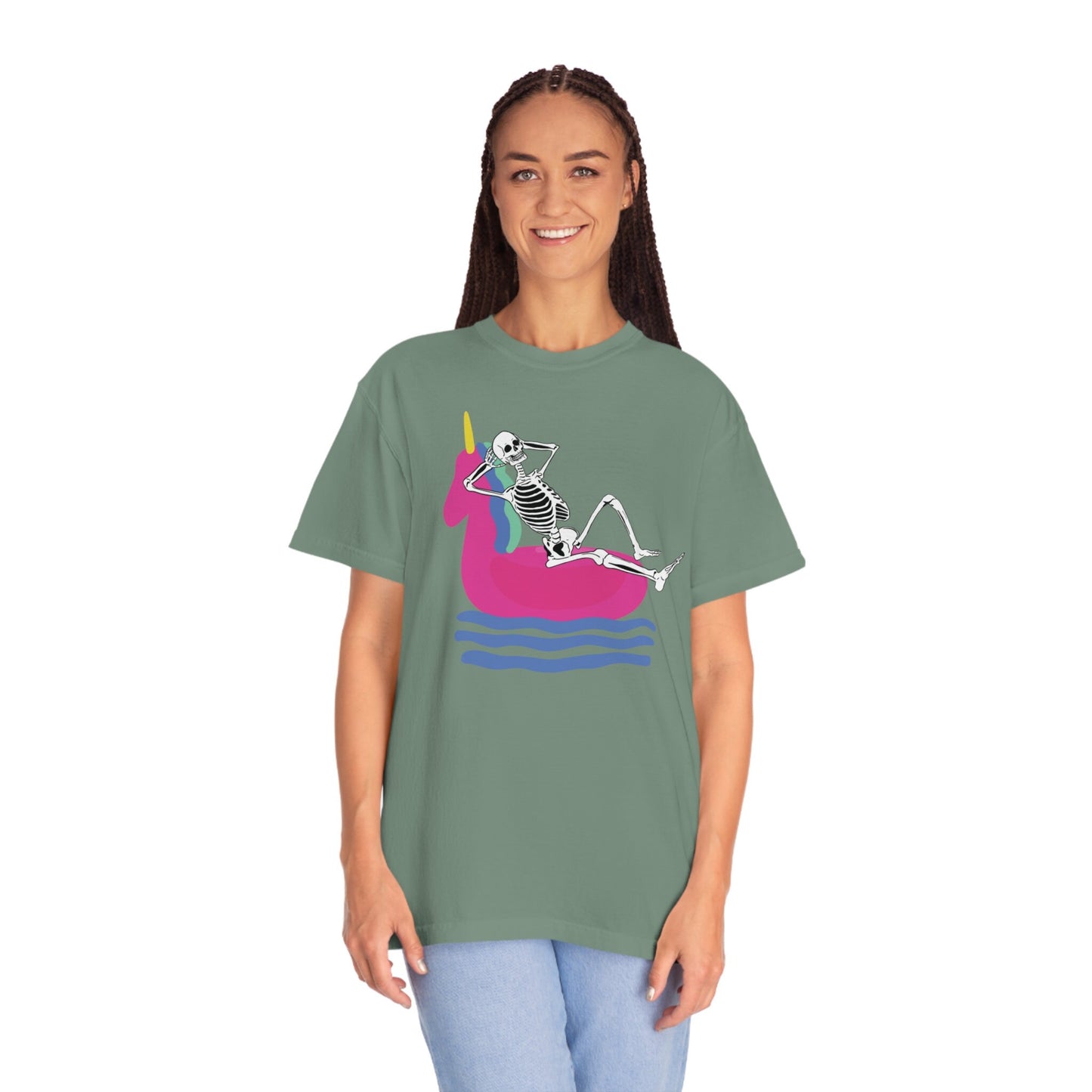 The Beach Bum Skeleton Shirt, Gift This Relaxing Shirt To Your Favorite Poolgoers!