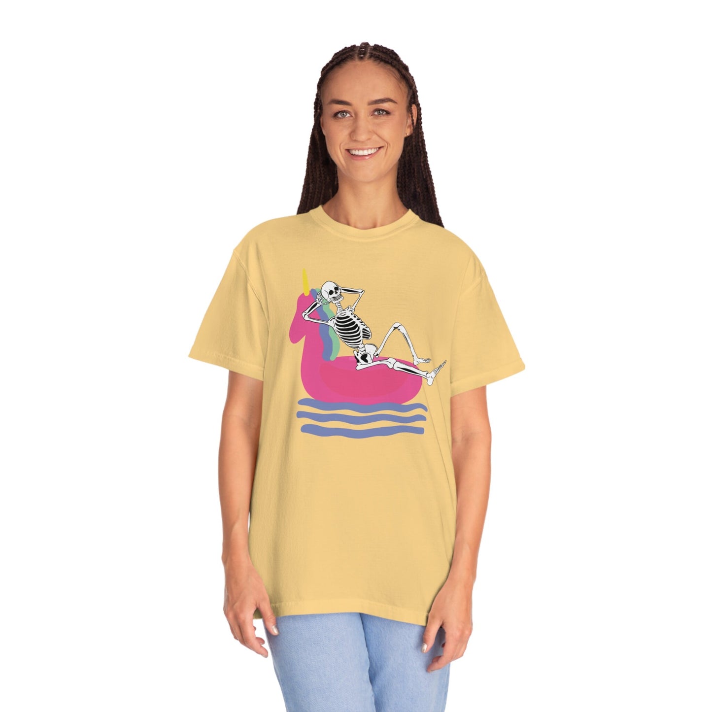 The Beach Bum Skeleton Shirt, Gift This Relaxing Shirt To Your Favorite Poolgoers!