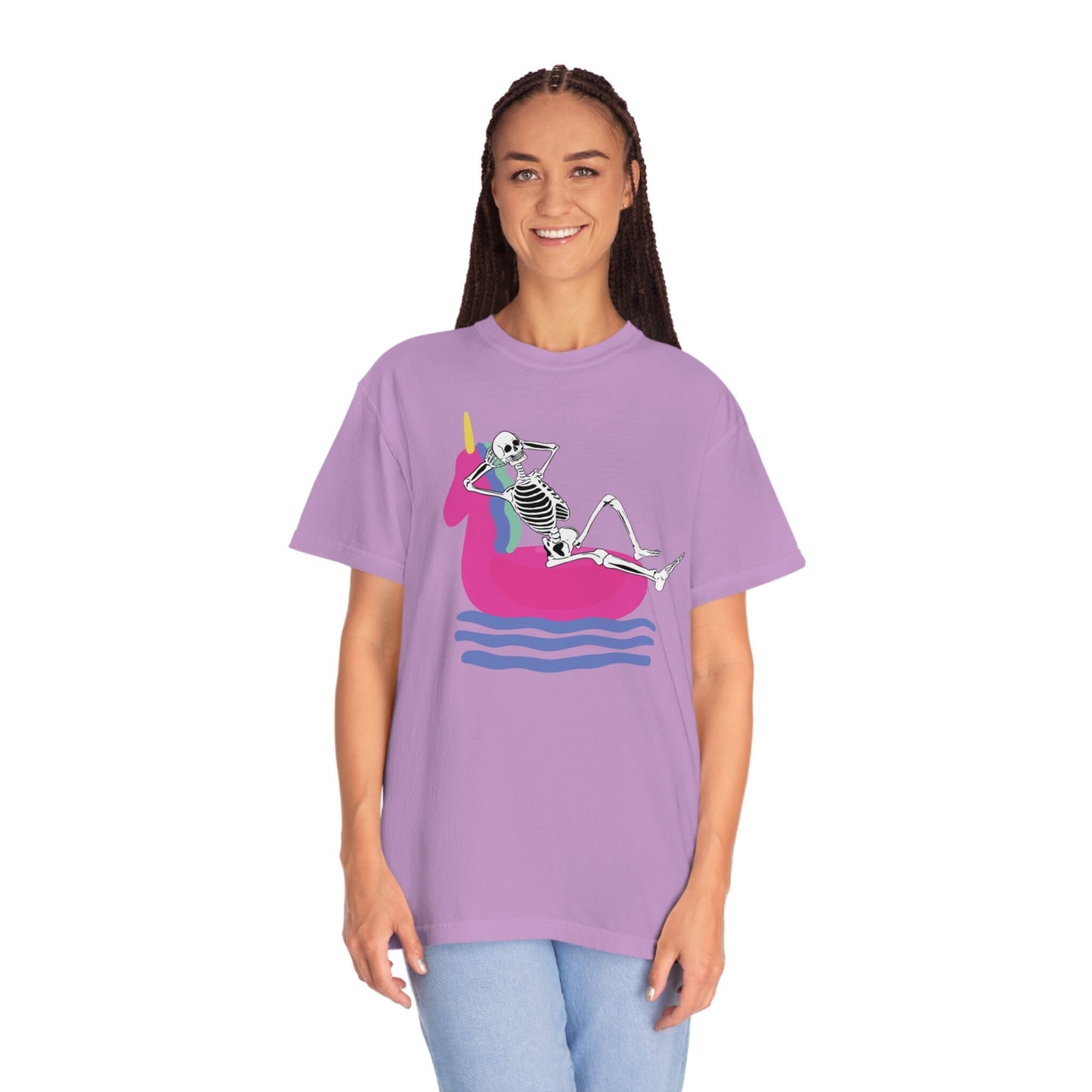 The Beach Bum Skeleton Shirt, Gift This Relaxing Shirt To Your Favorite Poolgoers!