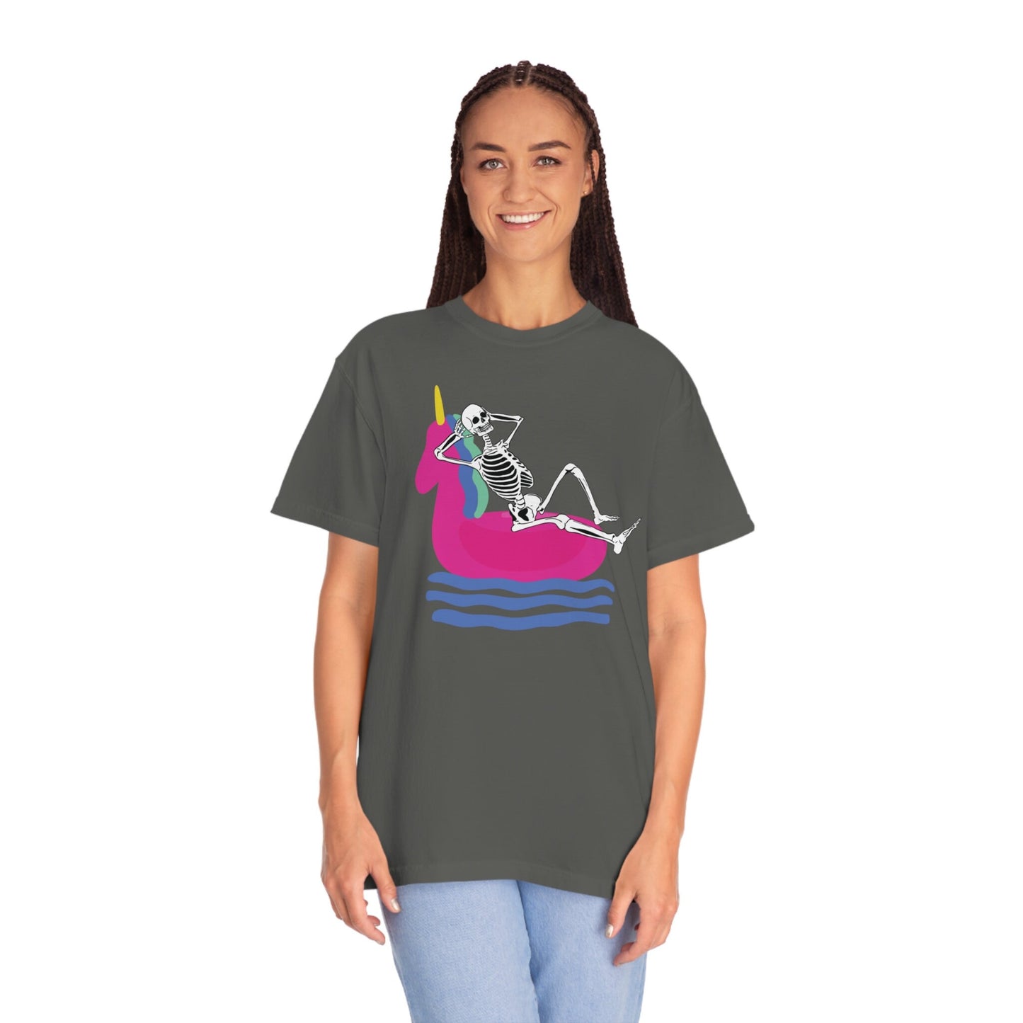 The Beach Bum Skeleton Shirt, Gift This Relaxing Shirt To Your Favorite Poolgoers!