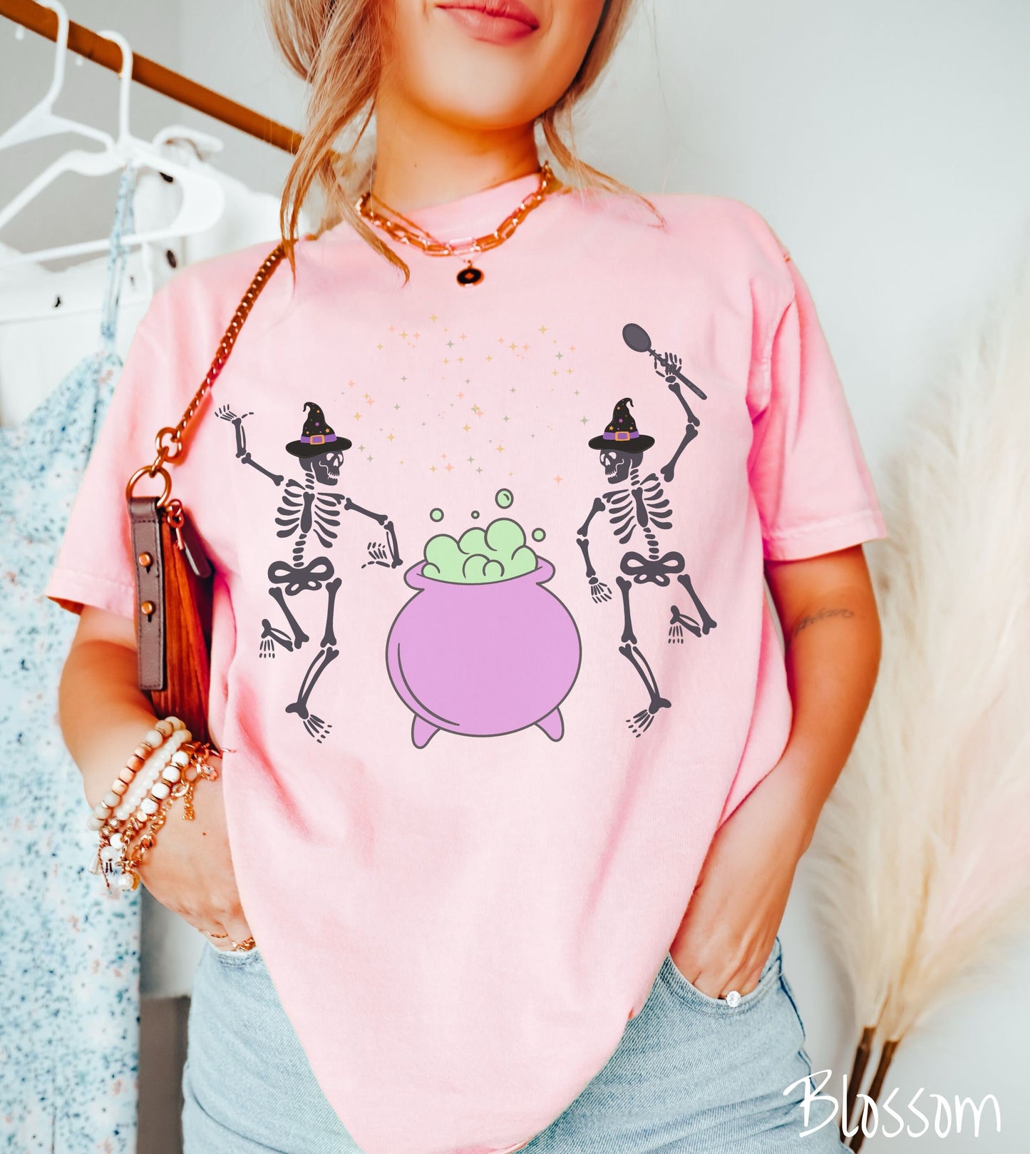 Comfort Colors Shirt, Halloween Shirt, Witch Shirt, Potion Shirt, Spooky Shirt, Skeleton Shirt, Skulls Shirt, Cozy Shirt, Fall Shirt