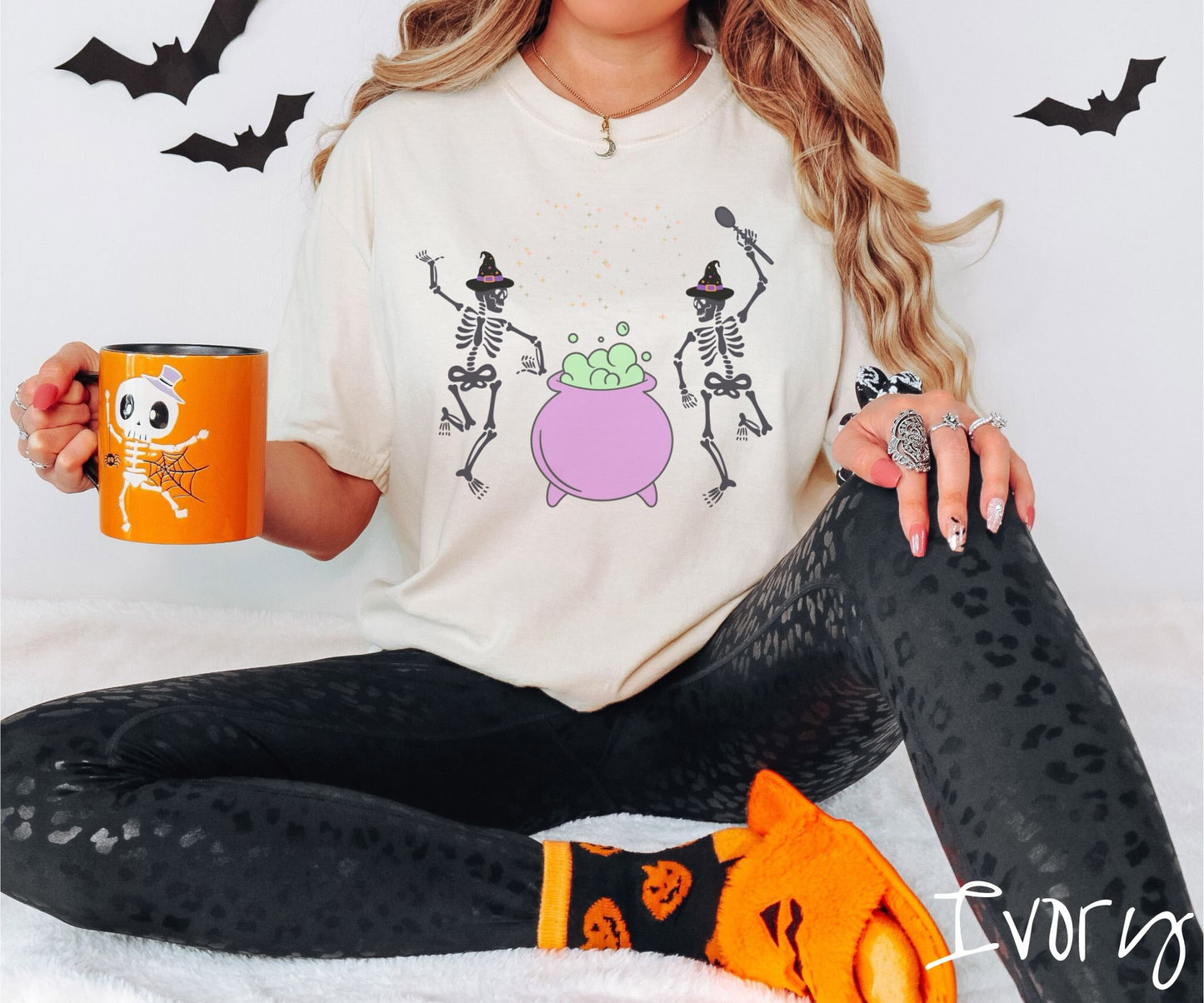 Comfort Colors Shirt, Halloween Shirt, Witch Shirt, Potion Shirt, Spooky Shirt, Skeleton Shirt, Skulls Shirt, Cozy Shirt, Fall Shirt