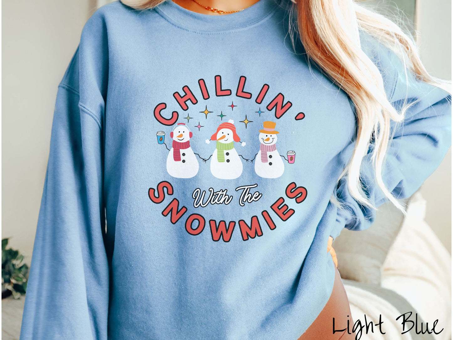 Snowman Coffee Sweatshirt, Cozy Christmas Coffee Sweater, Snowmies Shirt, Retro Funny Christmas Sweater, Ugly Christmas Vintage