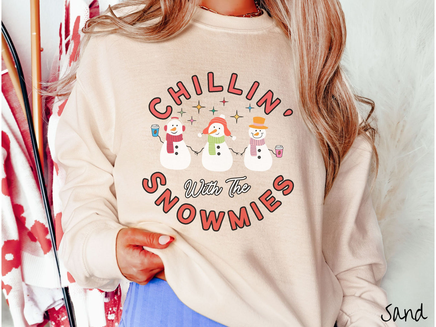 Snowman Coffee Sweatshirt, Cozy Christmas Coffee Sweater, Snowmies Shirt, Retro Funny Christmas Sweater, Ugly Christmas Vintage
