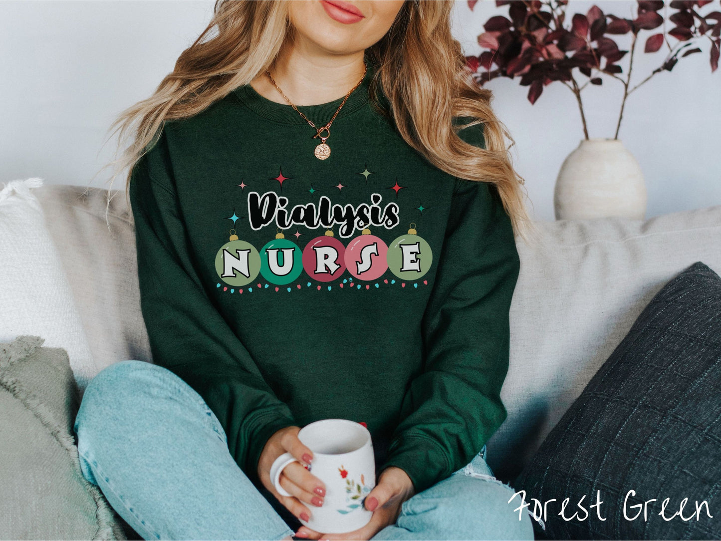 Christmas Dialysis Nurse Shirt, Nursing Festive Sweater, Cozy Holiday Dialysis shirt, Dialysis Nurse Gift, Gift for Nurses, Nurse Sweater