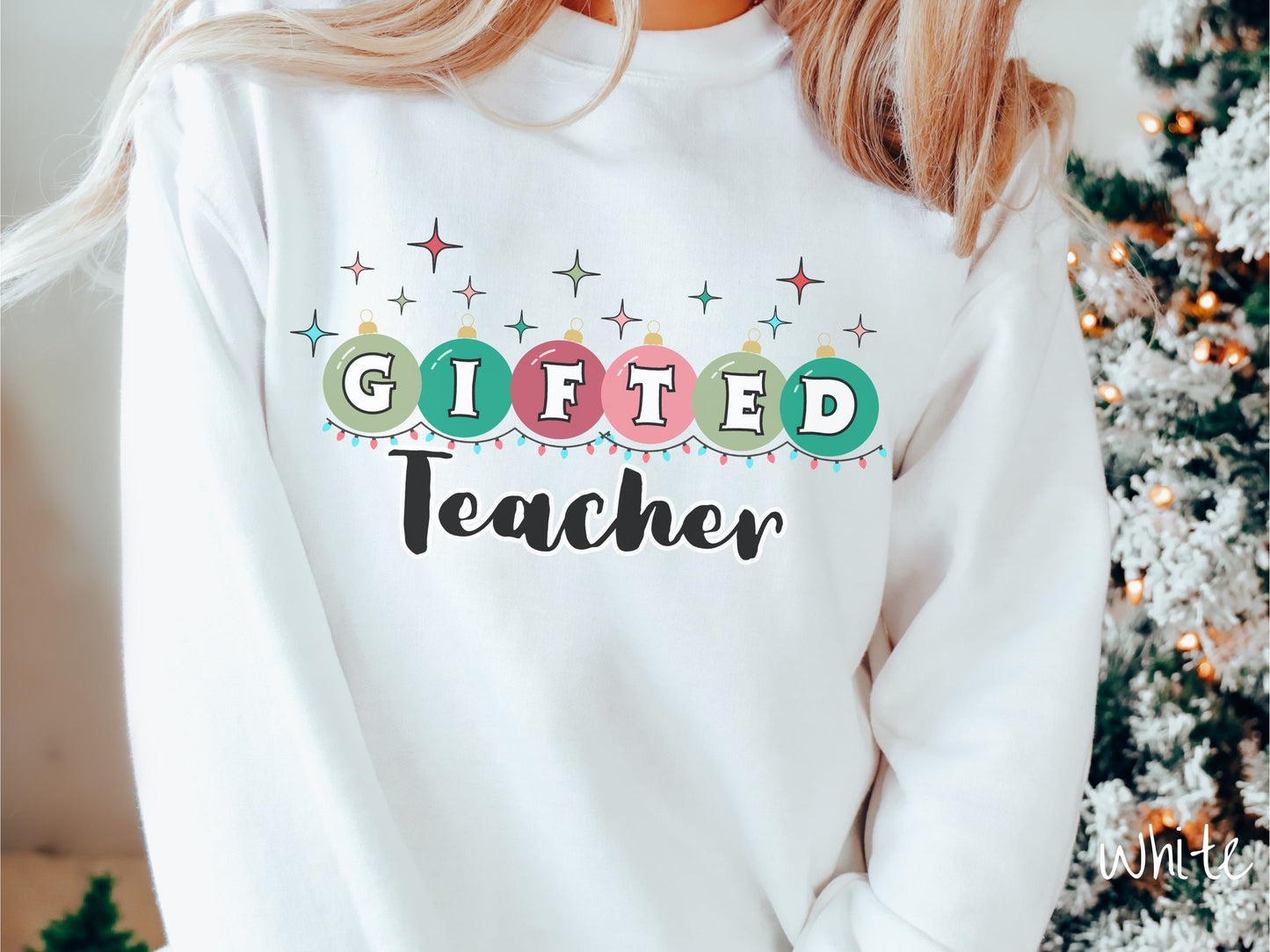 Christmas Gifted Teacher Shirt, Teaching Festive Sweater, Cozy Holiday GT shirt, G Teacher Gift, Gifted Christmas Shirt, Teaching Gifted
