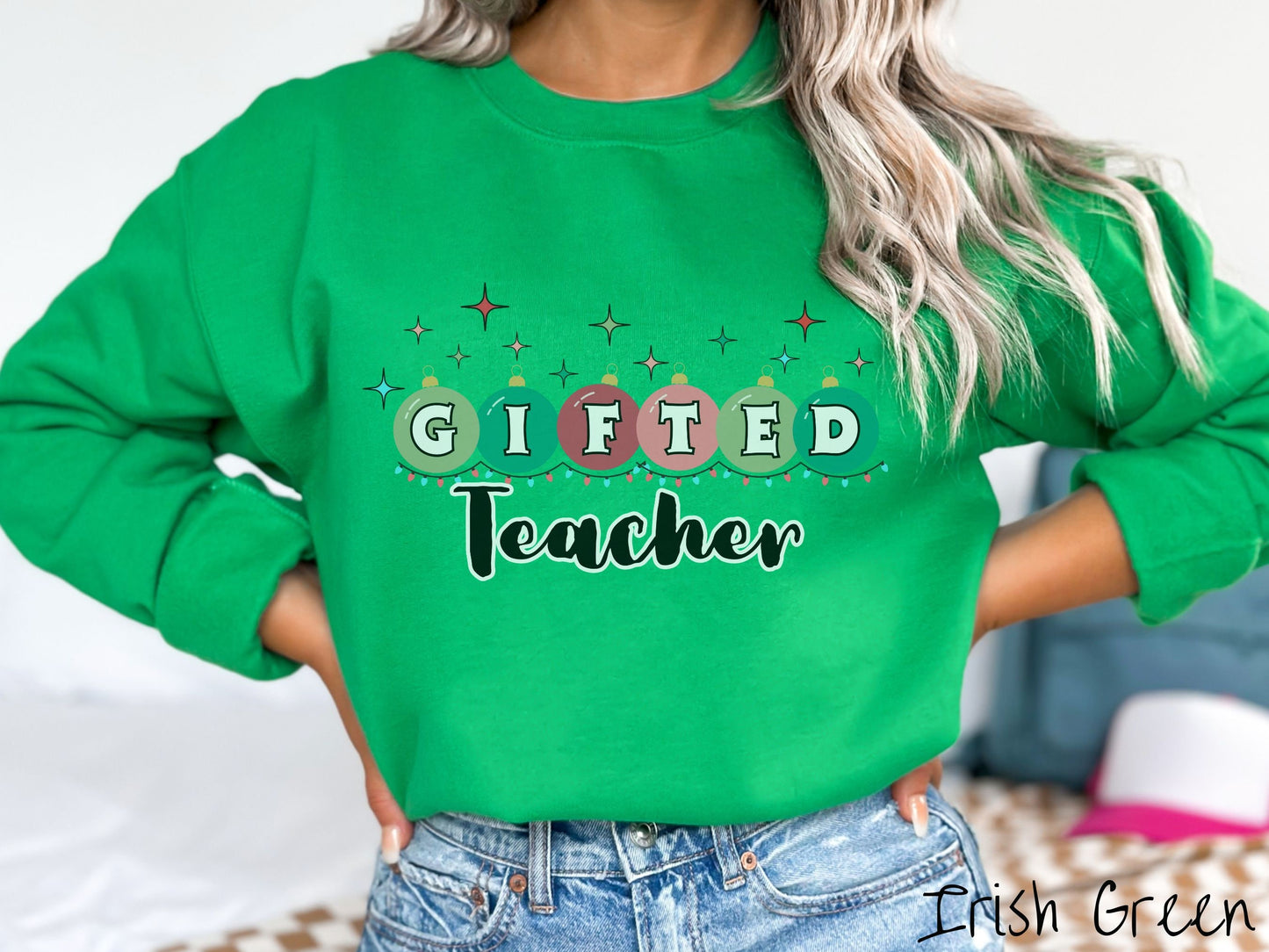 Christmas Gifted Teacher Shirt, Teaching Festive Sweater, Cozy Holiday GT shirt, G Teacher Gift, Gifted Christmas Shirt, Teaching Gifted