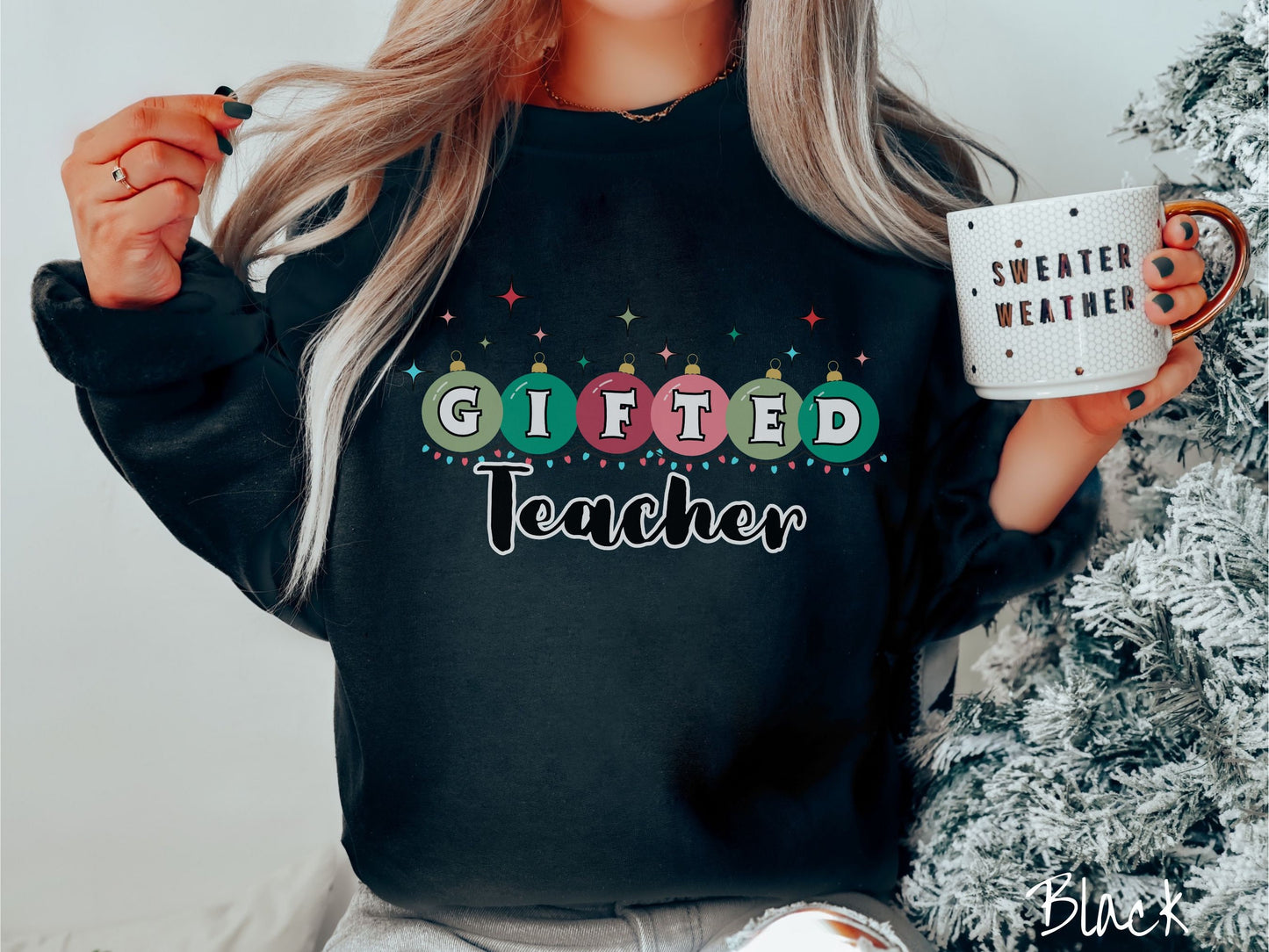 Christmas Gifted Teacher Shirt, Teaching Festive Sweater, Cozy Holiday GT shirt, G Teacher Gift, Gifted Christmas Shirt, Teaching Gifted