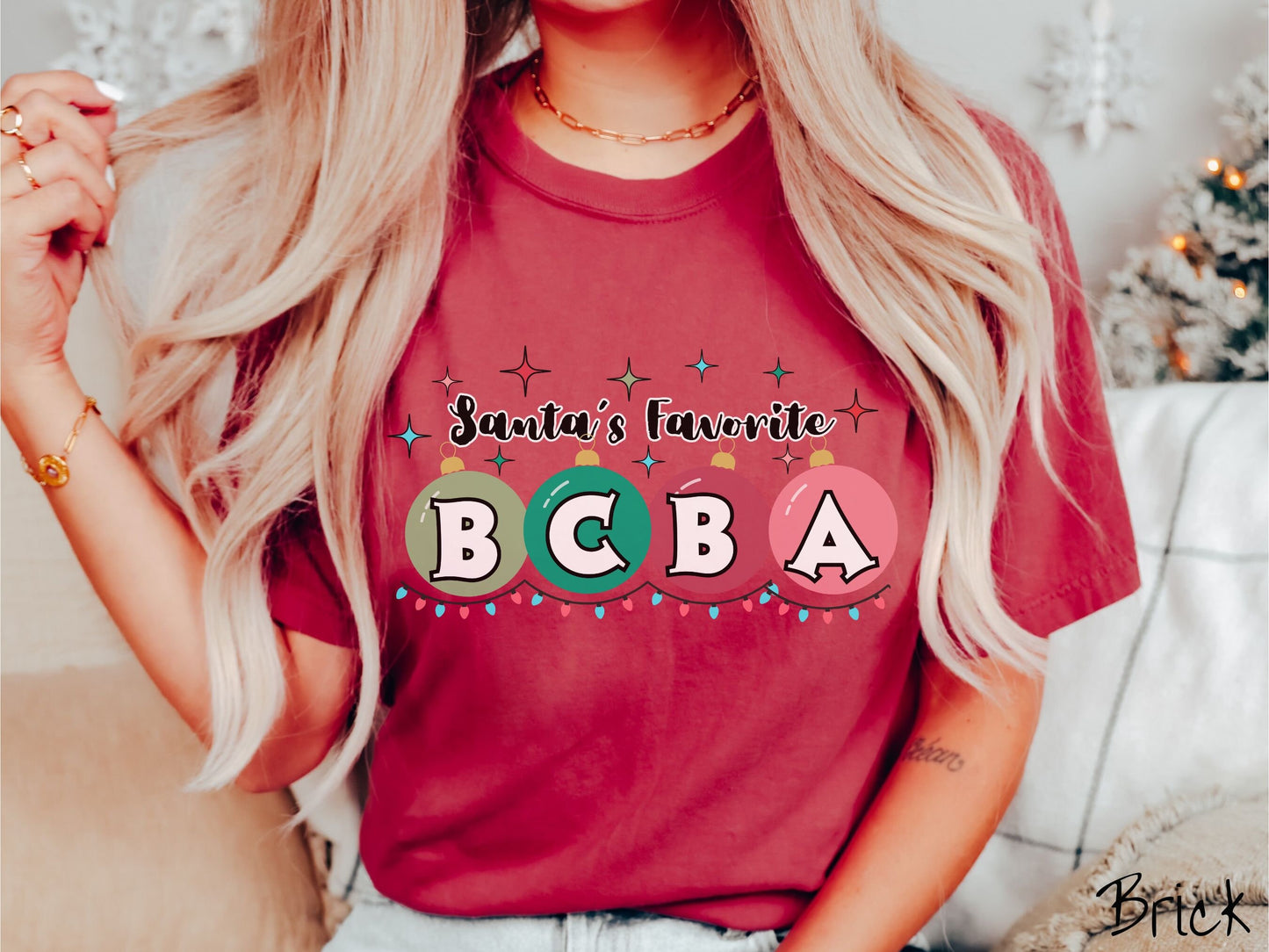 Comfort Colors Shirt, BCBA Christmas Shirt, ABA Shirt, Behavior Analyst Holiday, Behavior Festive Tee, bcba gift, Retro BCBA Shirt