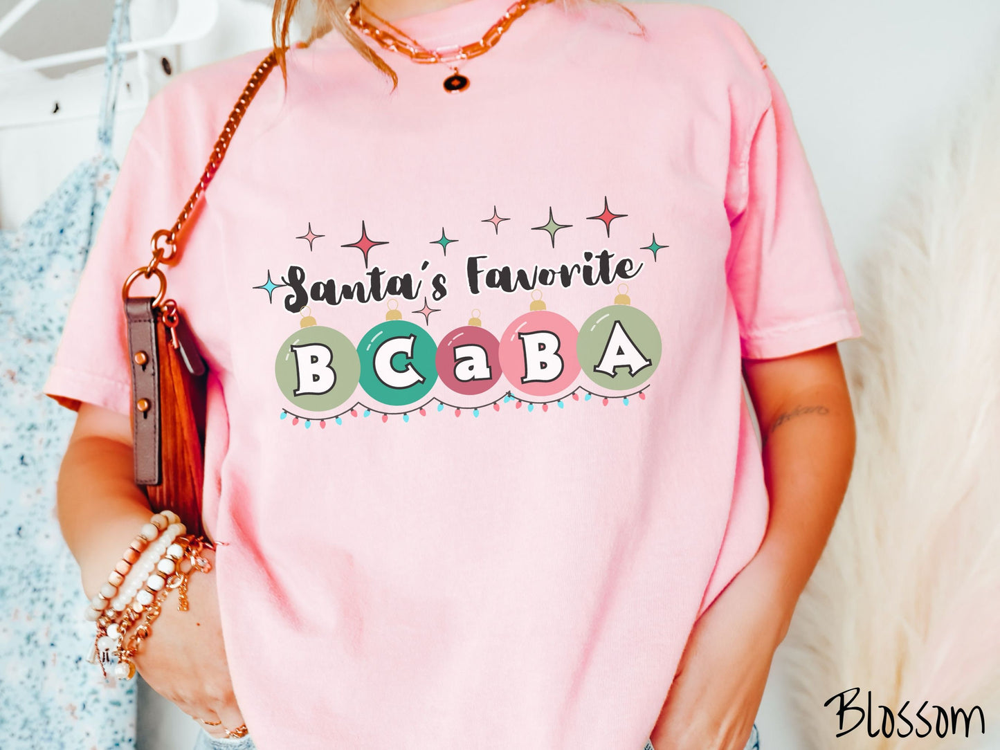 Comfort Colors Shirt, BCaBA Christmas Shirt, ABA Shirt, Behavior Analyst Holiday, Behavior Festive Tee, bcaba gift, Retro BCBA Shirt