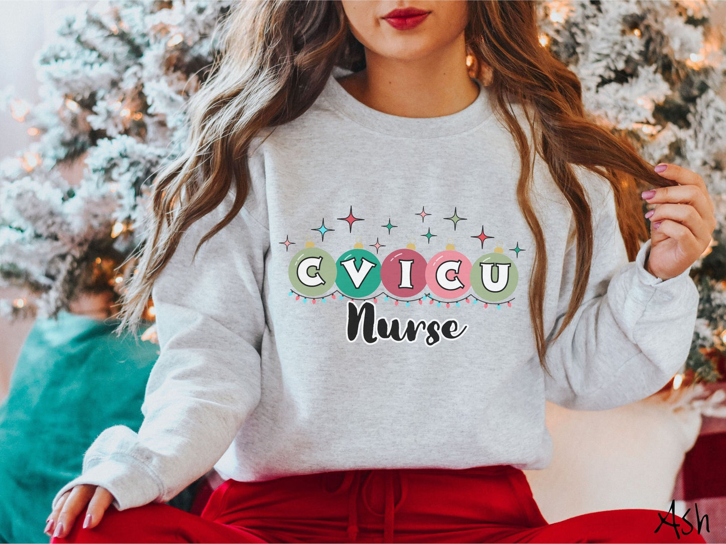 Christmas CVICU Nurse Shirt, Nursing Festive Sweater, Cozy Holiday CVICU shirt, Cardiovascular icu Gift, Nurse Gift, icu nurse sweater