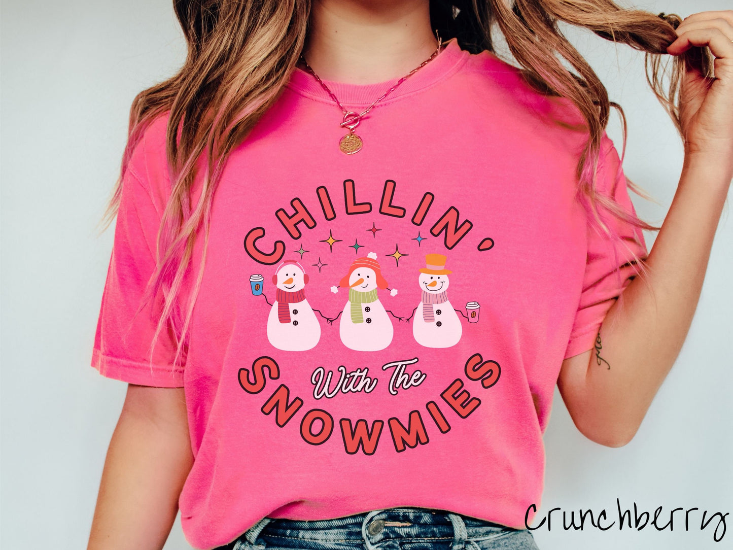 Comfort Colors Shirt, Funny Snowman Shirt, Snowmies Tee, Christmas Coffee Shirt, Winter Coffee Cute Tee, Gift for Coffee Lover, Cozy Holiday