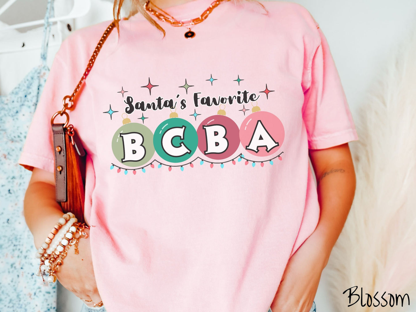Comfort Colors Shirt, BCBA Christmas Shirt, ABA Shirt, Behavior Analyst Holiday, Behavior Festive Tee, bcba gift, Retro BCBA Shirt