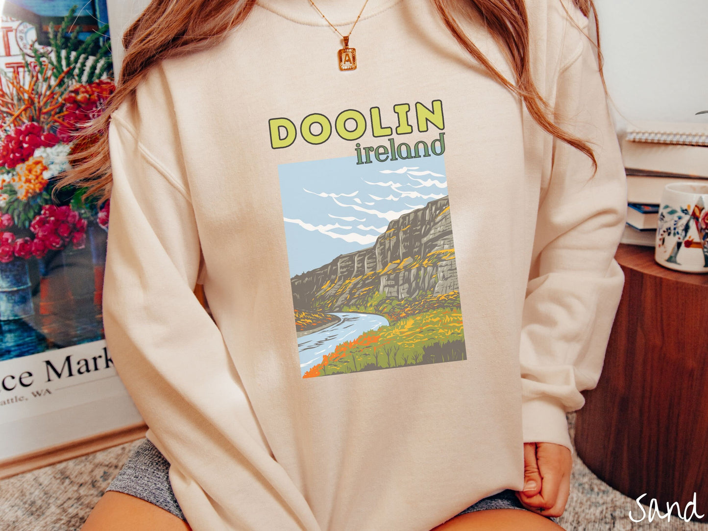 The Doolin Ireland Sweatshirt, Gift This Irish European Vacation Sweatshirt!