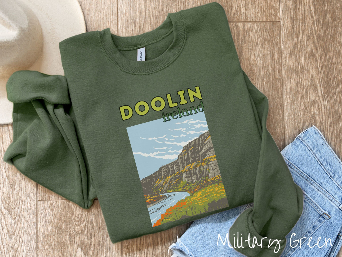 The Doolin Ireland Sweatshirt, Gift This Irish European Vacation Sweatshirt!