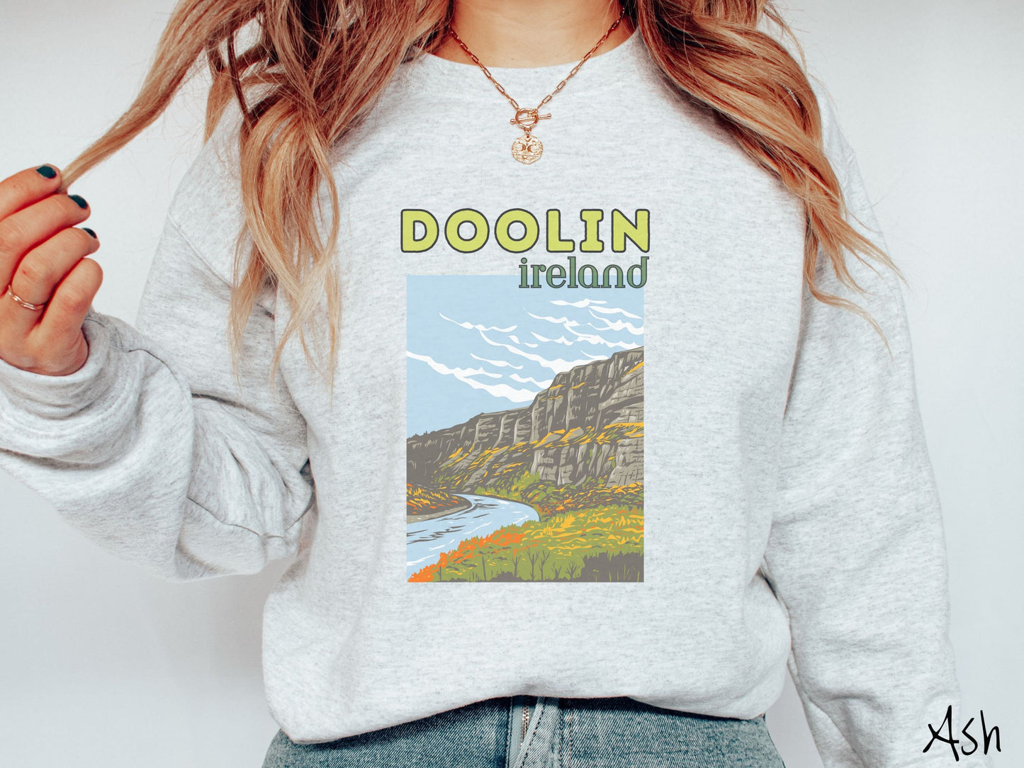 The Doolin Ireland Sweatshirt, Gift This Irish European Vacation Sweatshirt!