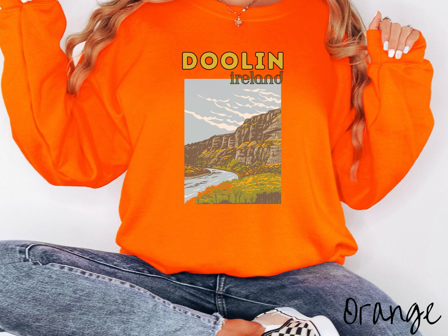 The Doolin Ireland Sweatshirt, Gift This Irish European Vacation Sweatshirt!