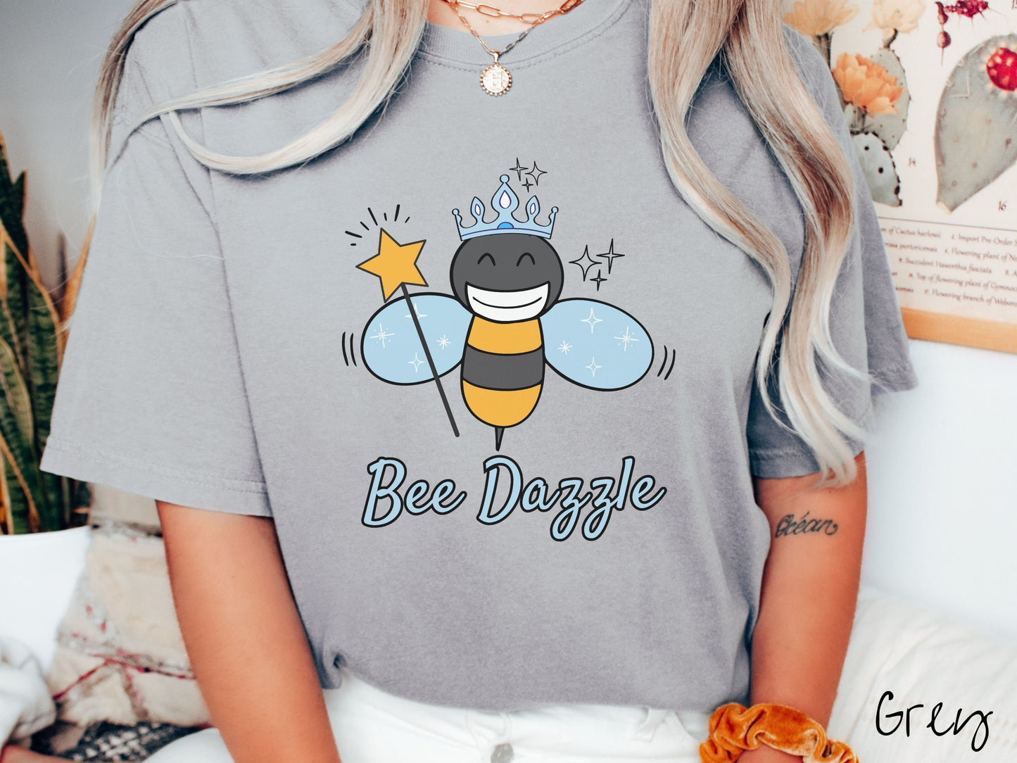 The Bee Dazzle Comfort Colors Shirt, Gift this Funny Bedazzle Beekeeping Pun T-Shirt to your Friends!