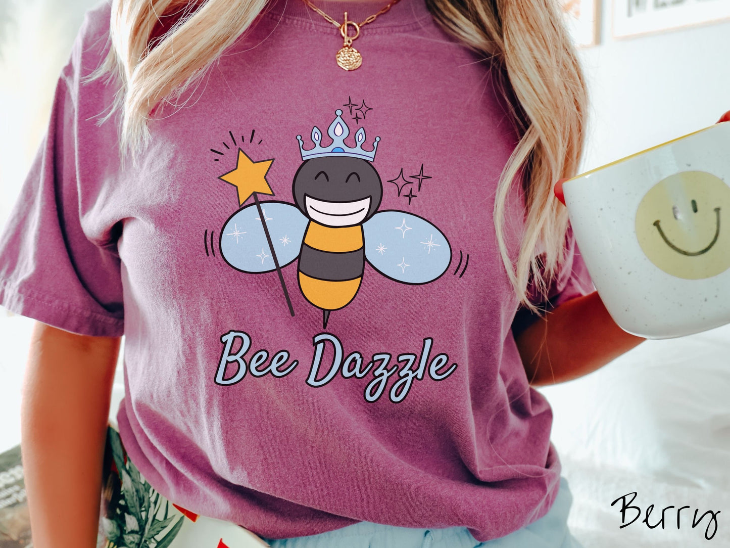 The Bee Dazzle Comfort Colors Shirt, Gift this Funny Bedazzle Beekeeping Pun T-Shirt to your Friends!