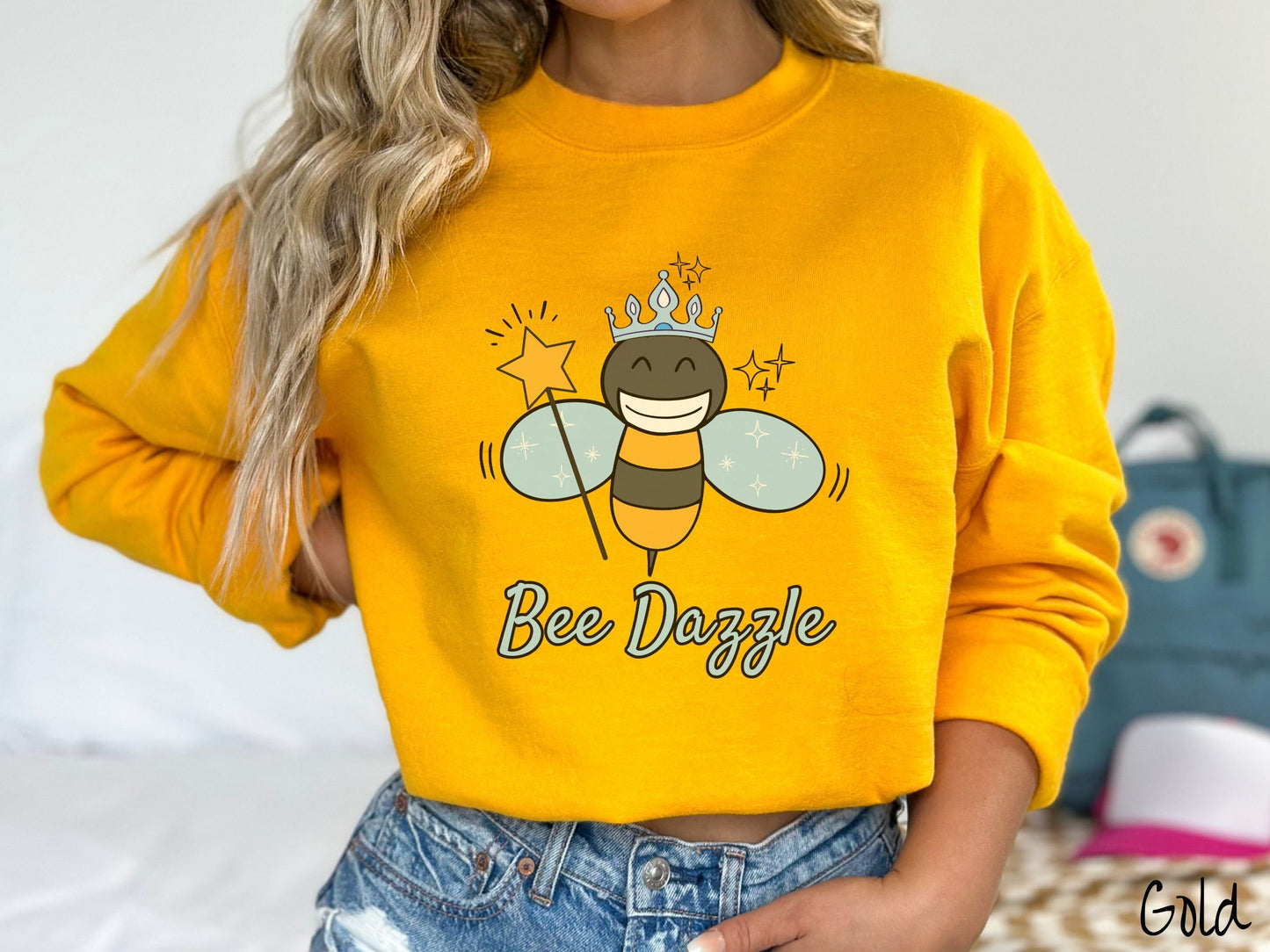 The Bee Dazzle Sweatshirt, Gift this Funny Bedazzled Beekeeping Sweater to your Pun-Loving Friends!