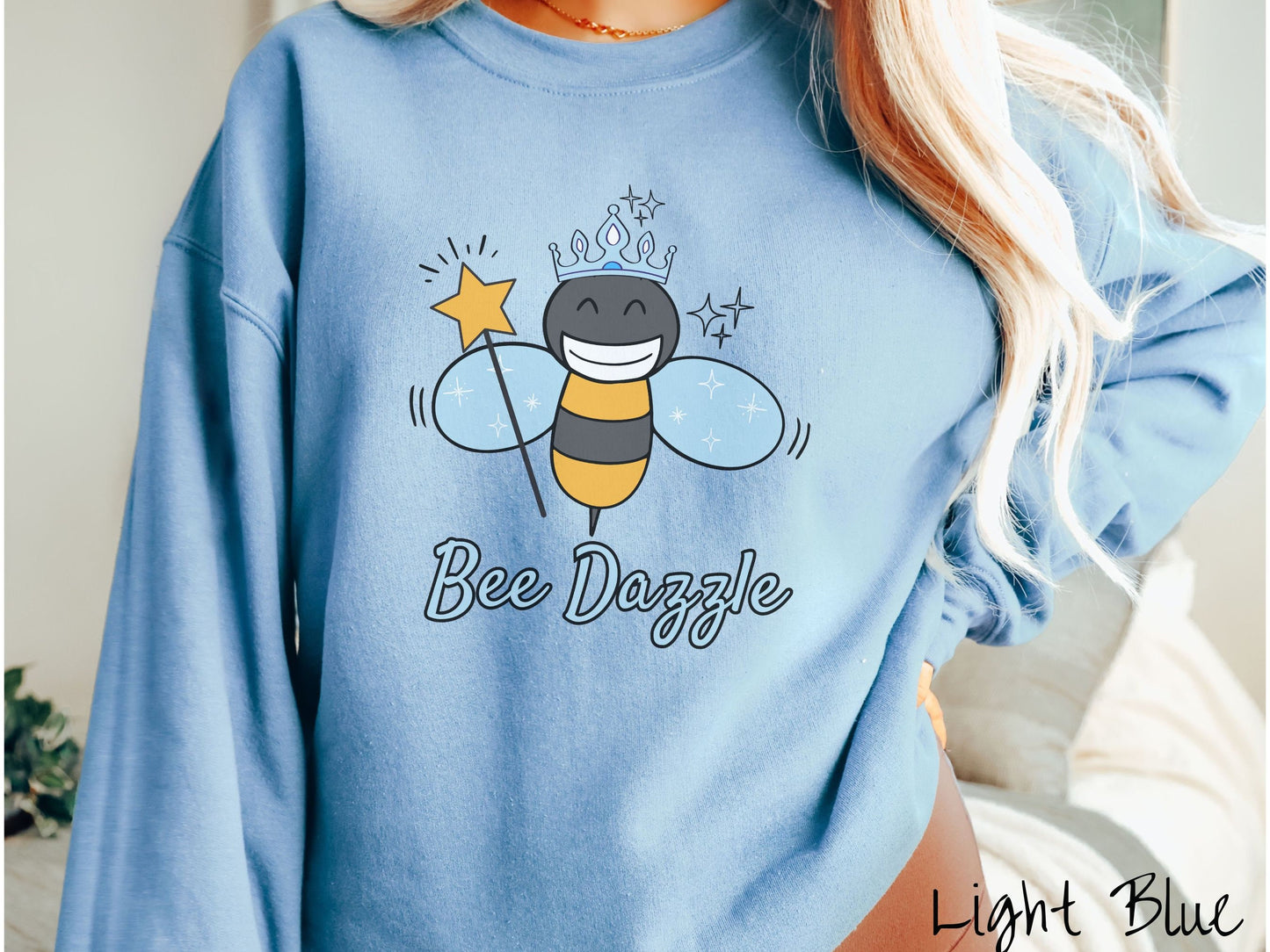 The Bee Dazzle Sweatshirt, Gift this Funny Bedazzled Beekeeping Sweater to your Pun-Loving Friends!