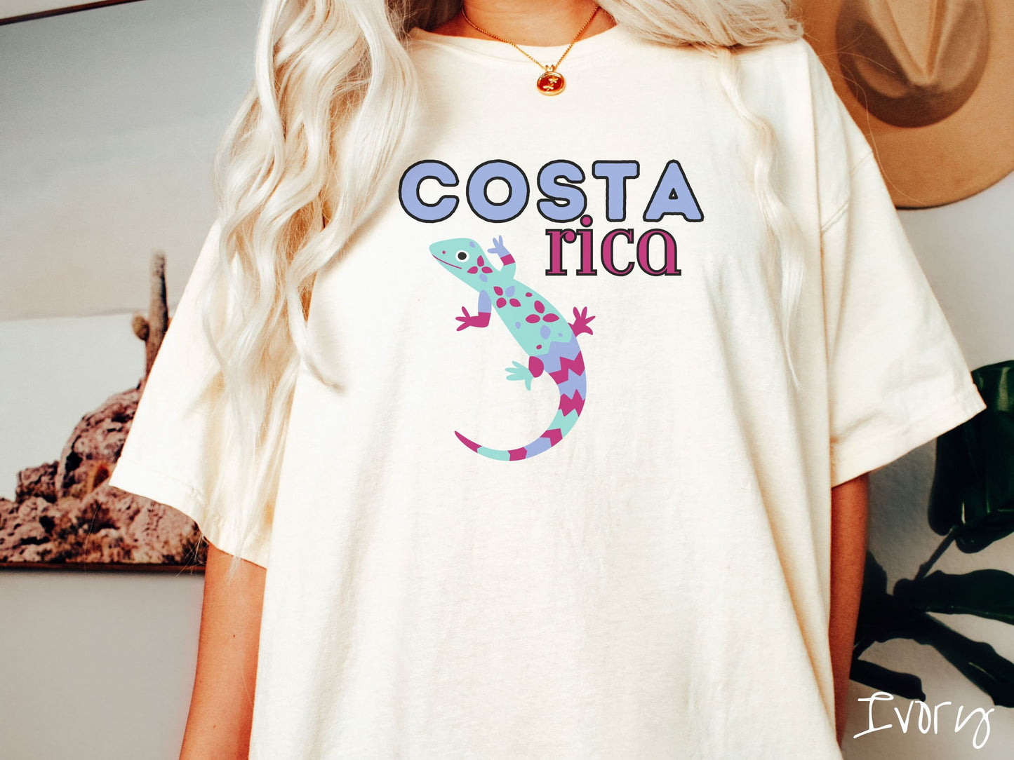 The Costa Rican Lizard Shirt, Gift For Reptile and Central America Lovers Alike!