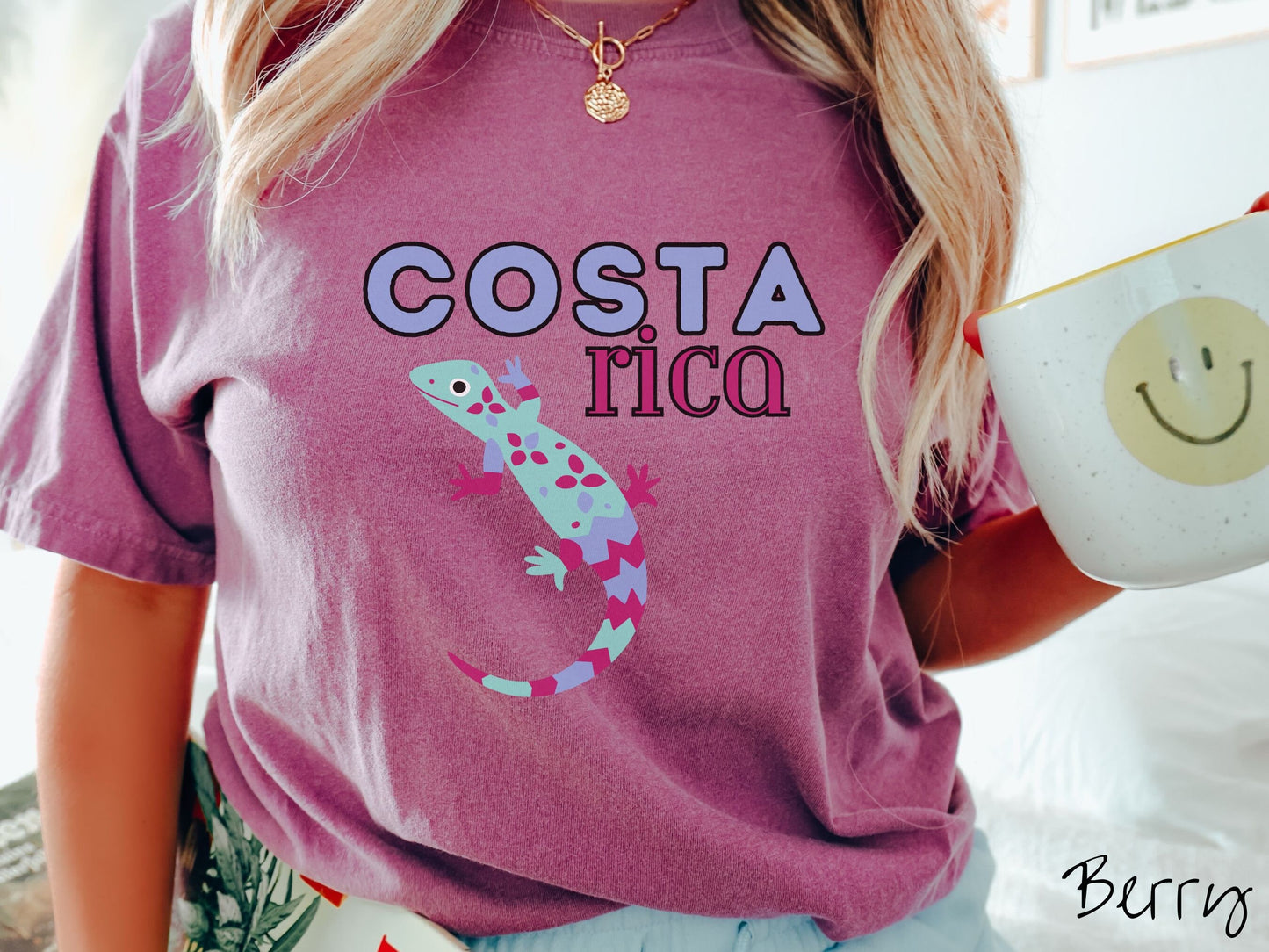 The Costa Rican Lizard Shirt, Gift For Reptile and Central America Lovers Alike!