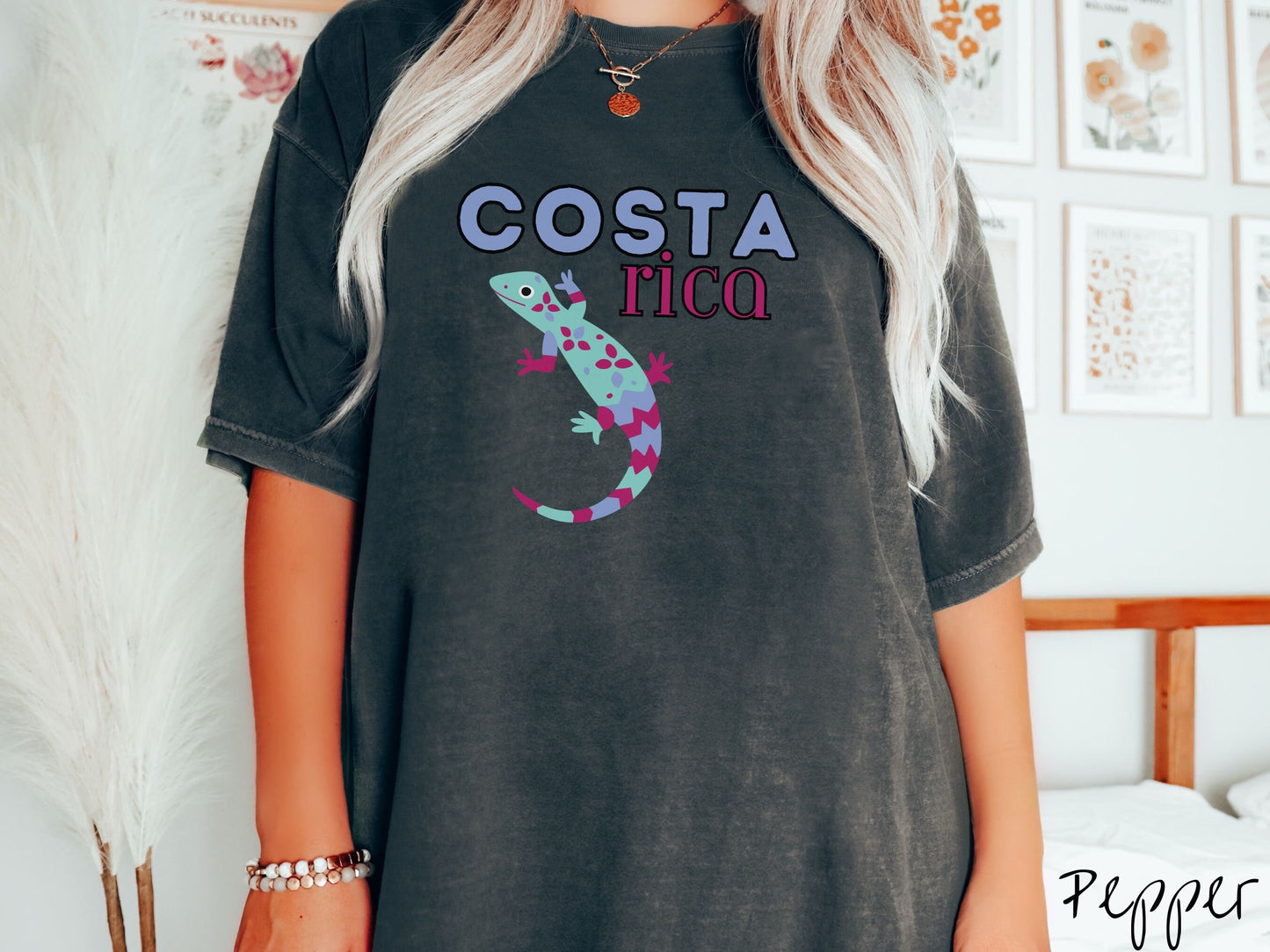 The Costa Rican Lizard Shirt, Gift For Reptile and Central America Lovers Alike!