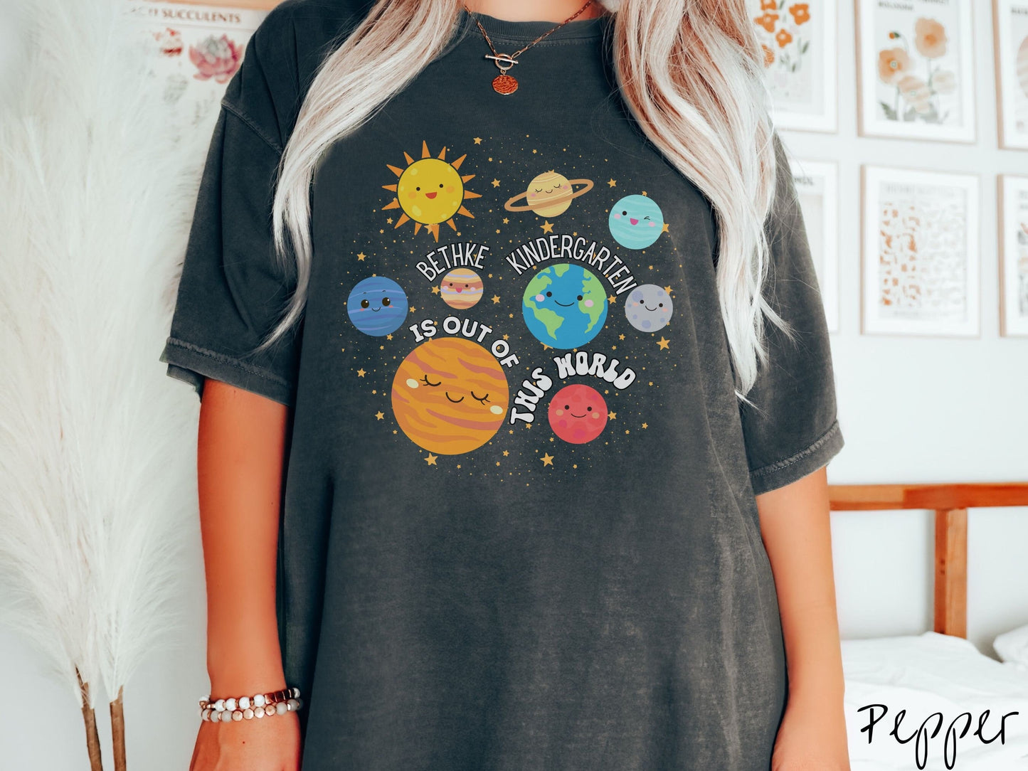 Bethke Kindergarten is Out of this World Comfort Colors Shirt