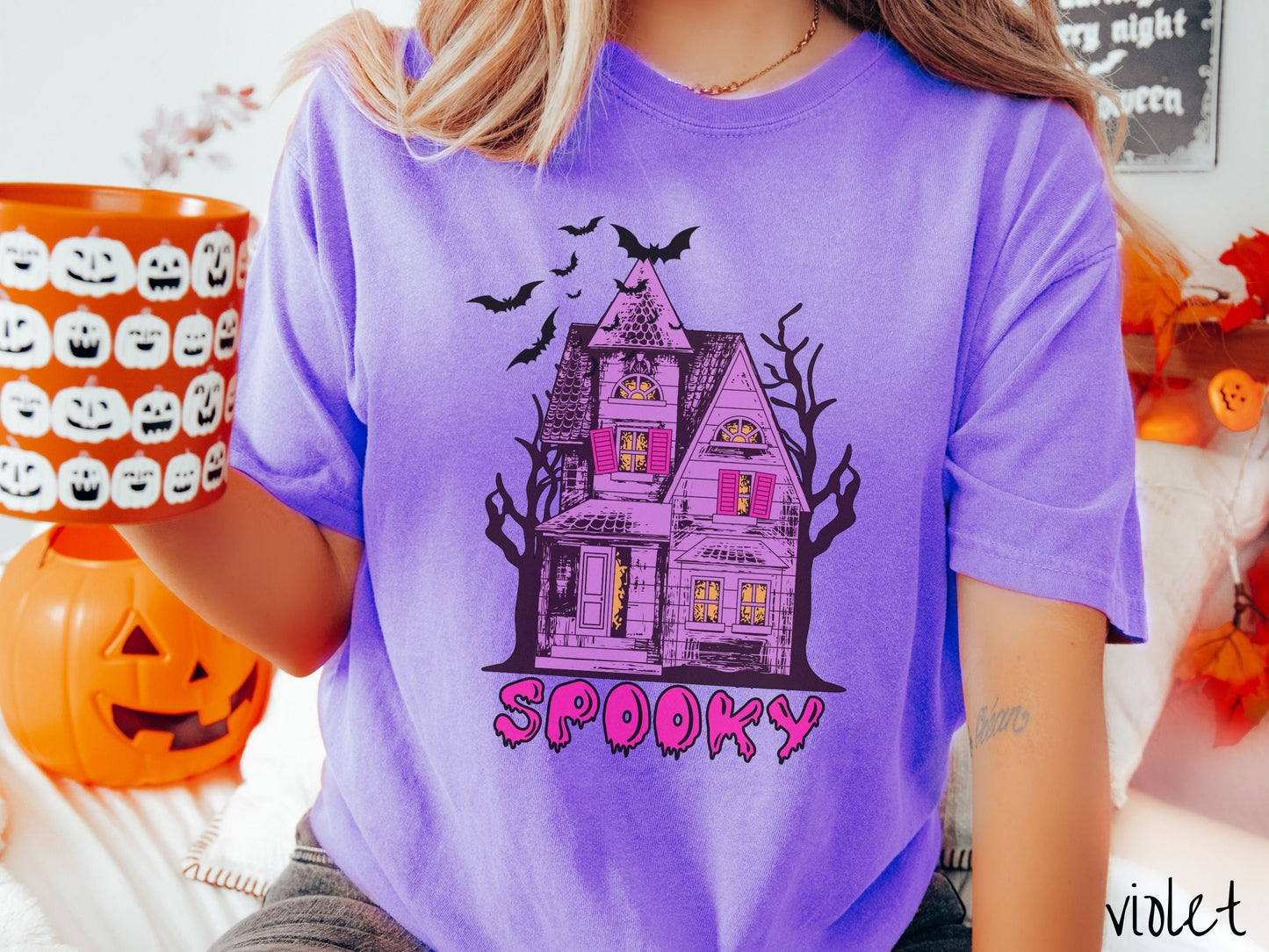 The Spooky Haunted House Shirt, Haunted Shirt, Gift This Cute Scary Shirt to Your Haunted Homies This Fall!