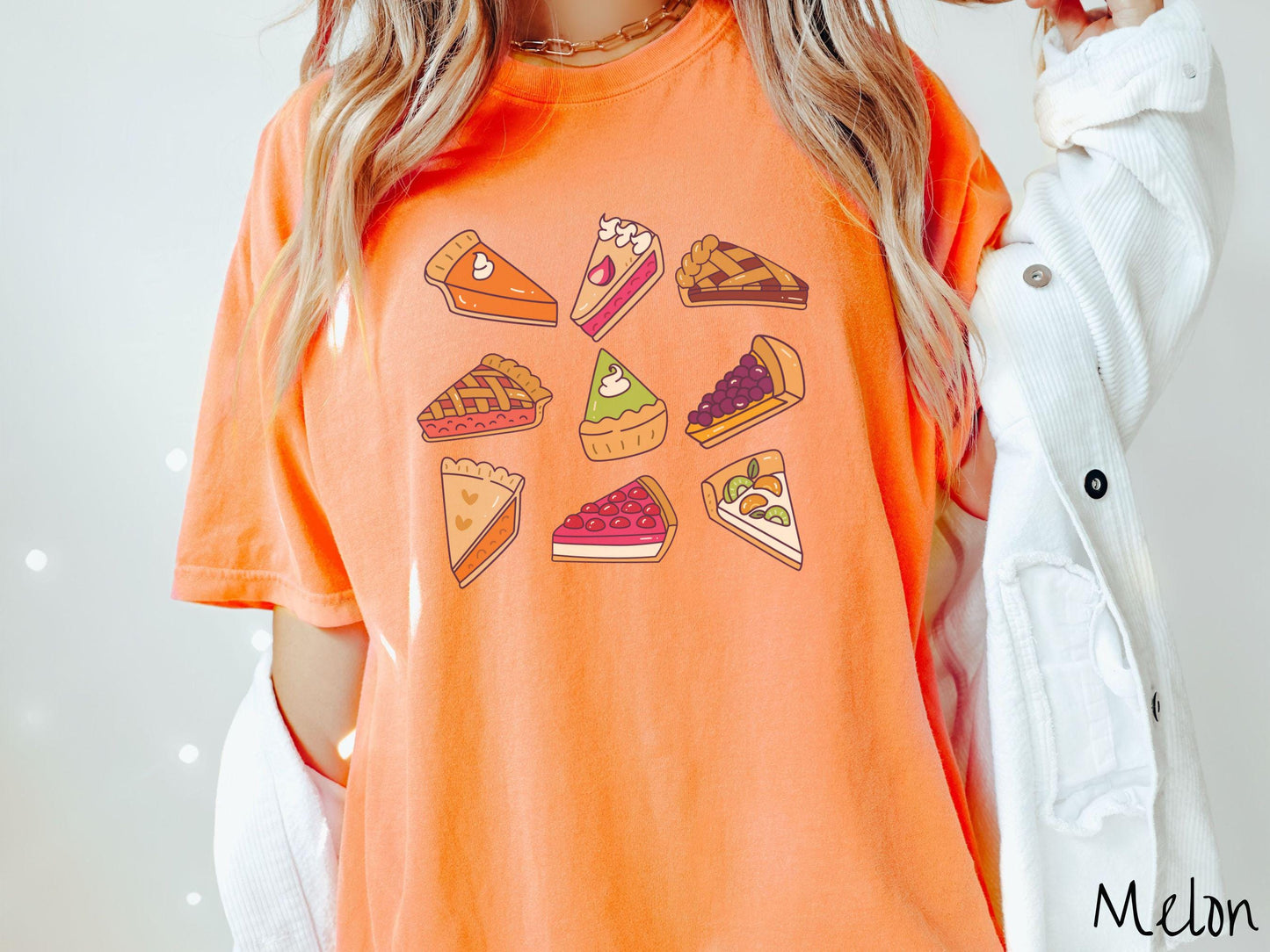 Comfort Colors Shirt, Pie Thanksgiving Shirt, Pie Grid, Pieces of Pie Shirt, Thanksgiving Pie Shirt, Pumpkin Pie, Pecan Pie Shirt