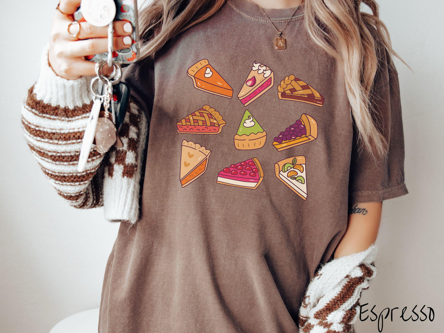 Comfort Colors Shirt, Pie Thanksgiving Shirt, Pie Grid, Pieces of Pie Shirt, Thanksgiving Pie Shirt, Pumpkin Pie, Pecan Pie Shirt