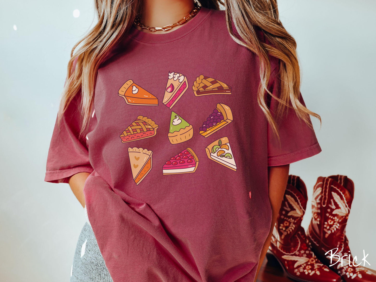 Comfort Colors Shirt, Pie Thanksgiving Shirt, Pie Grid, Pieces of Pie Shirt, Thanksgiving Pie Shirt, Pumpkin Pie, Pecan Pie Shirt