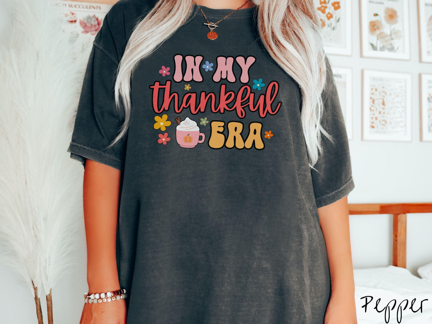 Comfort Colors Shirt, Thanksgiving Shirt, Era Shirt, In My Thankful Era Shirt, Thankful Shirt, Thanksgiving Era Shirt, Fall Era Shirt