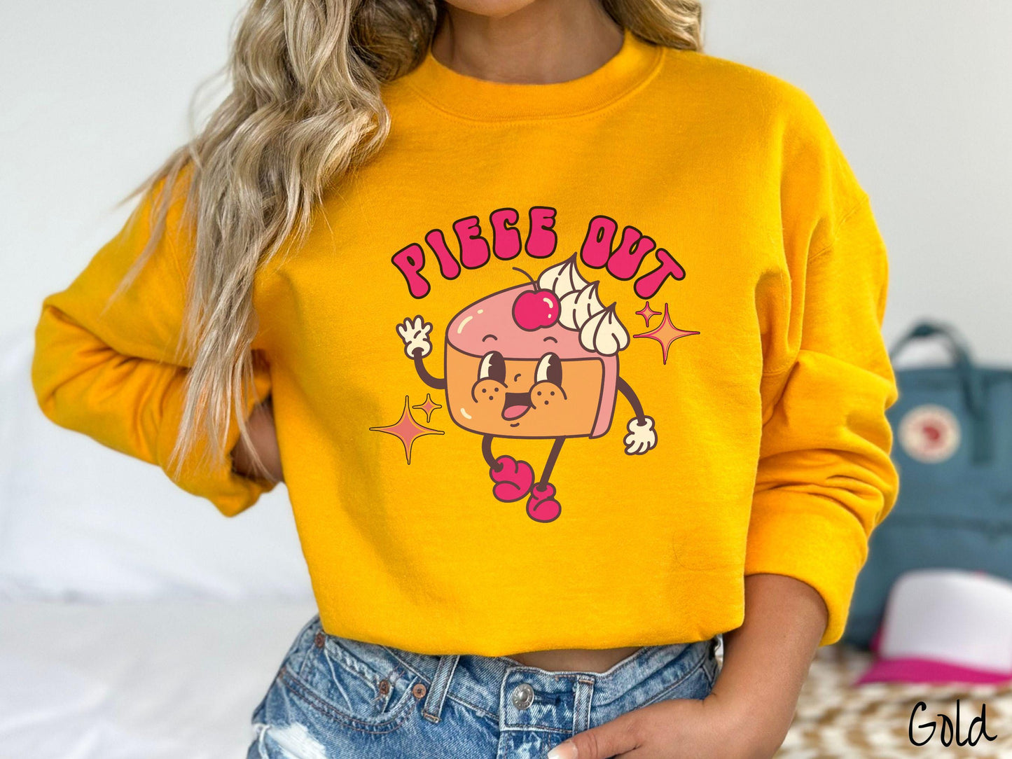 Piece Out Sweatshirt, Pie Piece Shirt, Thanksgiving Pie Sweater, Cartoon Retro Pie T-Shirt, Groovy Thanksgiving Shirt, Dessert Shirt