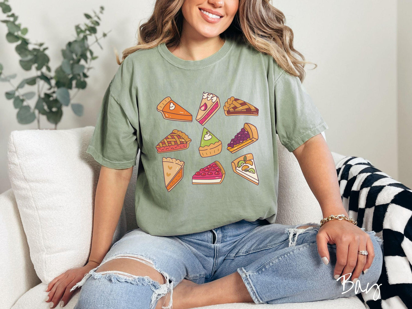 Comfort Colors Shirt, Pie Thanksgiving Shirt, Pie Grid, Pieces of Pie Shirt, Thanksgiving Pie Shirt, Pumpkin Pie, Pecan Pie Shirt