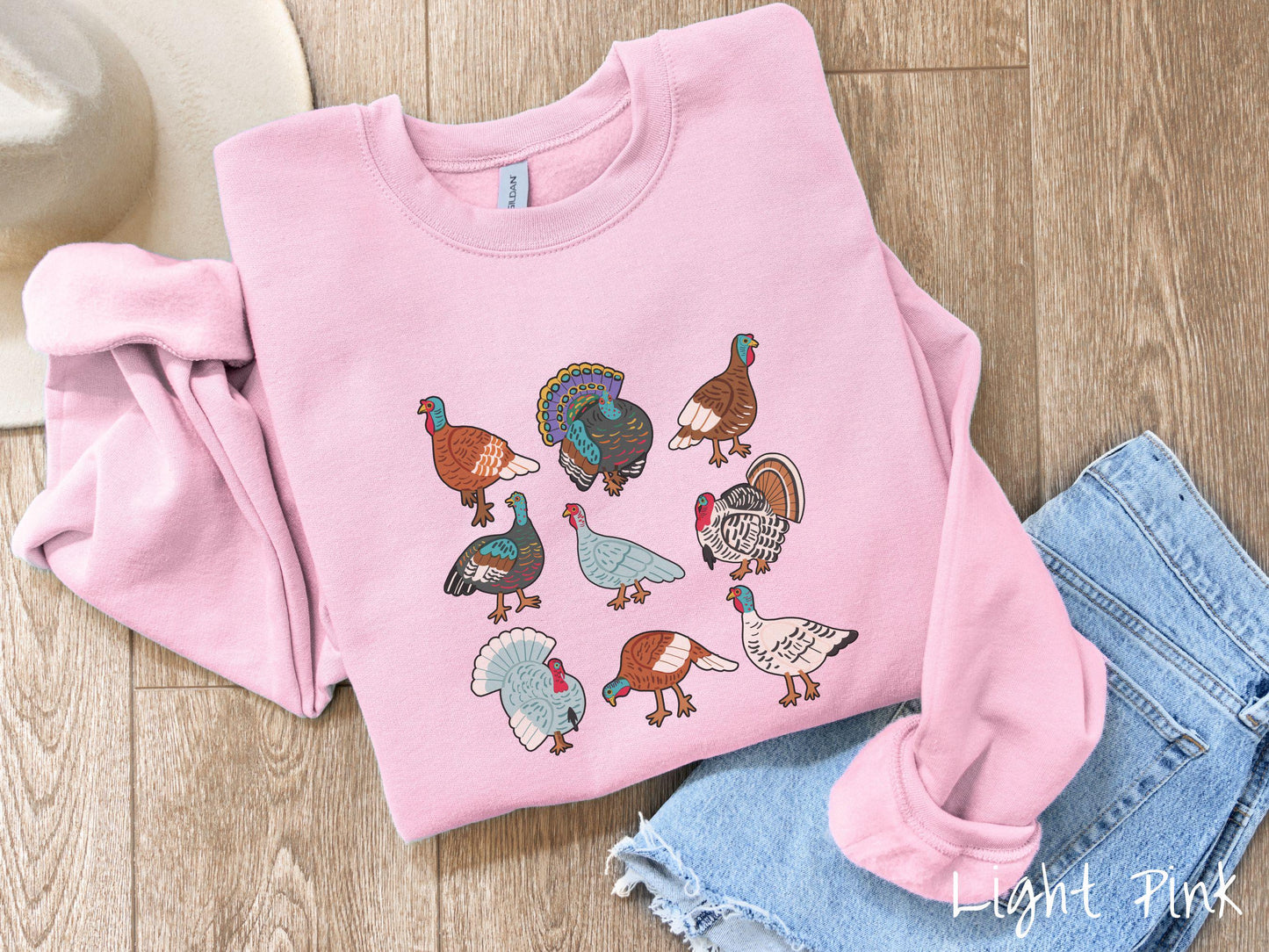 Turkey Grid Sweatshirt, Turkey Day Shirt, Thanksgiving Sweatshirt, Cute Turkeys, Thanksgiving Gift, Fall Autumn Sweater, Agriculture Tee