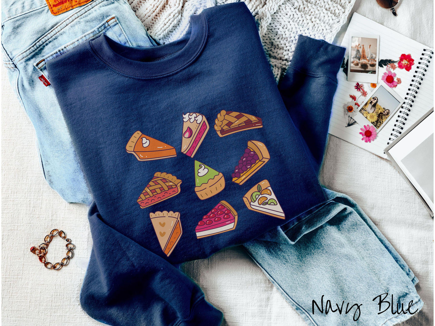 Pie Grid Thanksgiving Sweatshirt, Slice of Pie Shirt Cozy Fall Sweatshirt, Groovy Autumn Shirt, November Tee, Pumpkin Pie Tee, Dessert Shirt