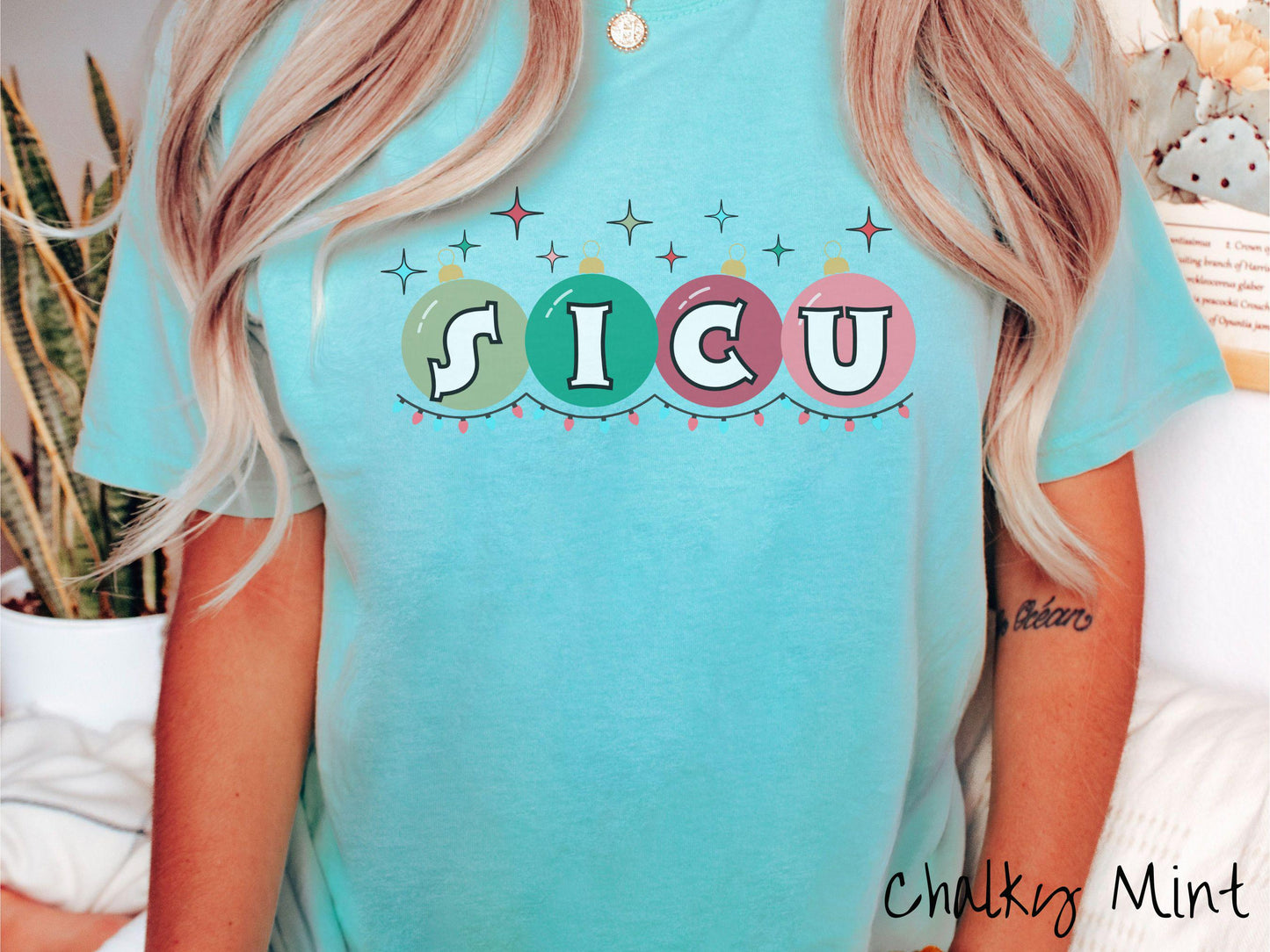 SICU Christmas Shirt, sicu Shirt, Surgical Nurse Holiday, ICU Festive Tee, Intensive Care Christmas, SICU Gift