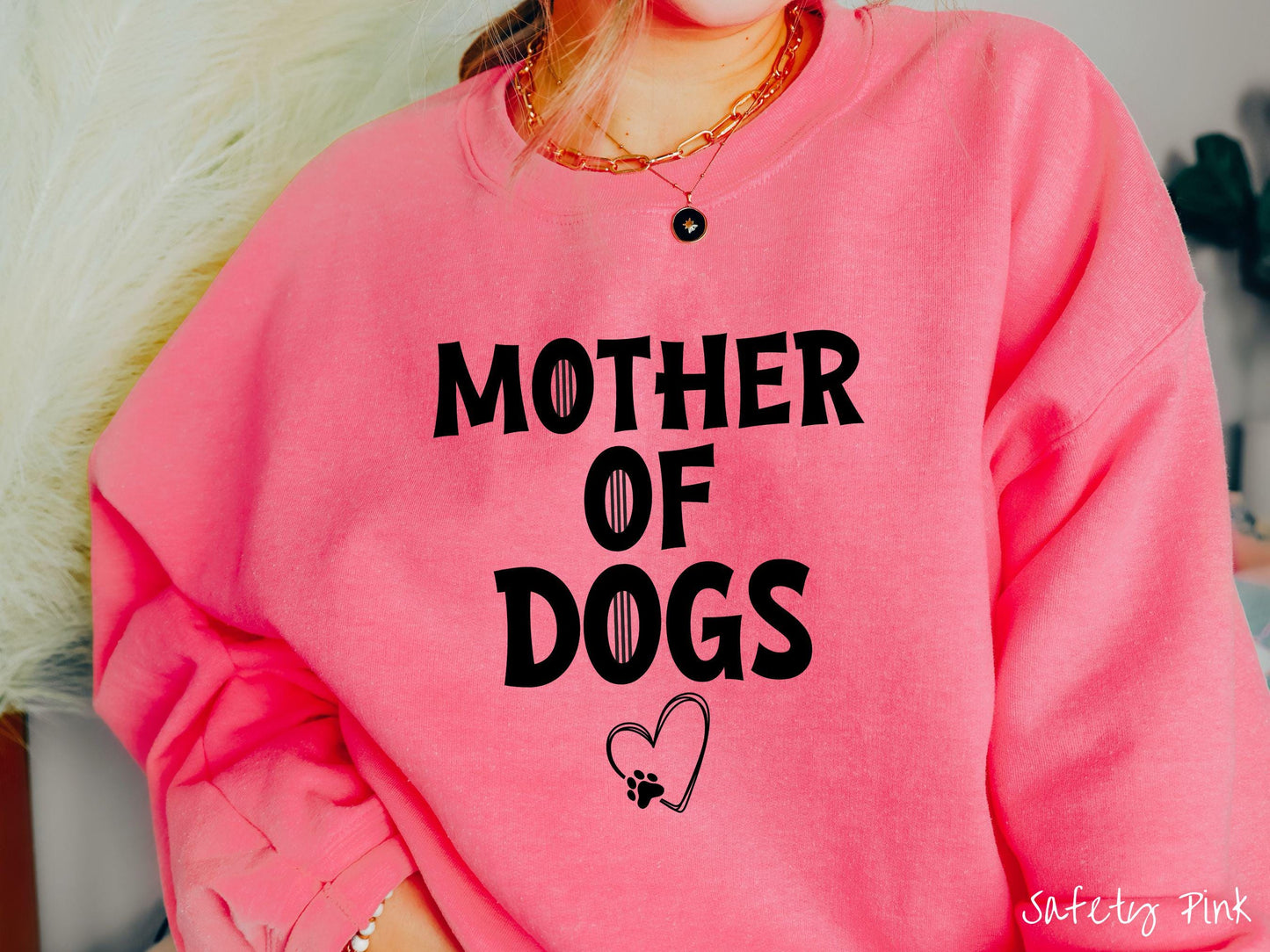 The Mother of Dogs Gildan Sweatshirt, Gift This Motherly Dog Sweatshirt to the Dog Loving Mama in Your Life!