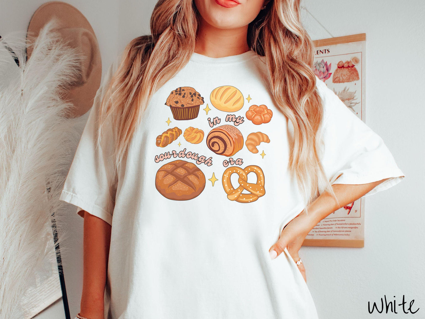 The Baked Good In My Sourdough Era Comfort Colors Shirt, Pun Sourdough Tee, Bread Maker Gift T-Shirt, Funny Baking Tee, Homesteading Tee