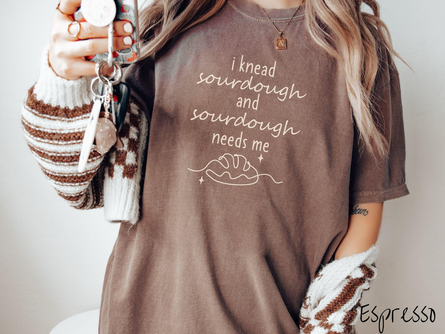 I Knead Sourdough and Sourdough Needs Me Comfort Colors Shirt, Pun Sourdough Tee, Bread Maker Gift T-Shirt, Funny Baking Tee, Homesteading