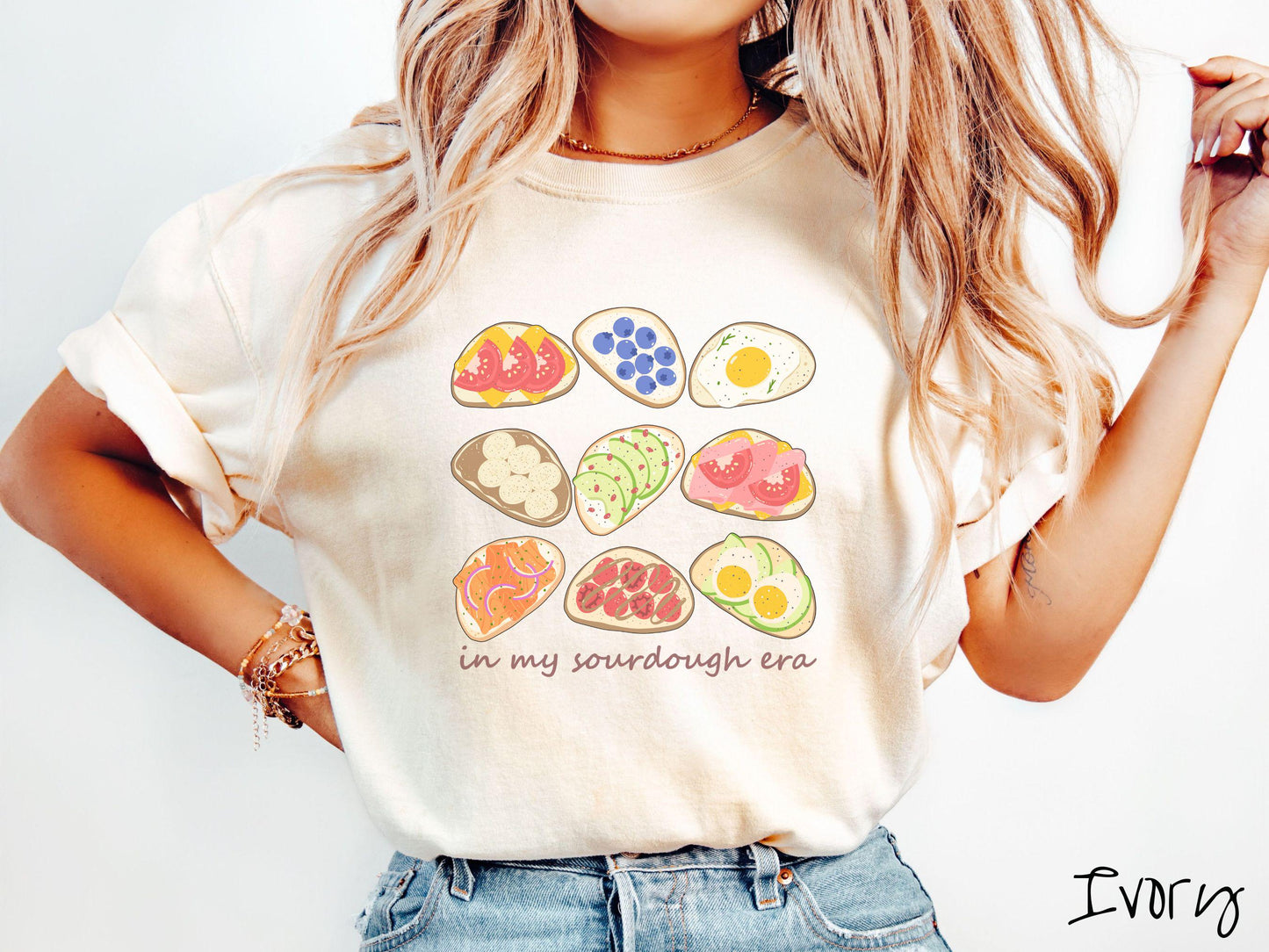 In My Sourdough Era Toast Comfort Colors Shirt, Breakfast Toast, Food Shirt, Bread Maker Gift T-Shirt, Funny Baking Tee, Punny Shirt