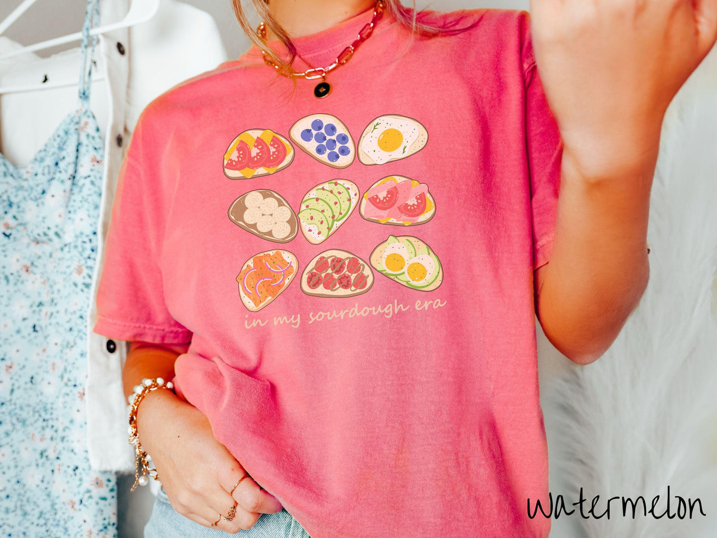 In My Sourdough Era Toast Comfort Colors Shirt, Breakfast Toast, Food Shirt, Bread Maker Gift T-Shirt, Funny Baking Tee, Punny Shirt