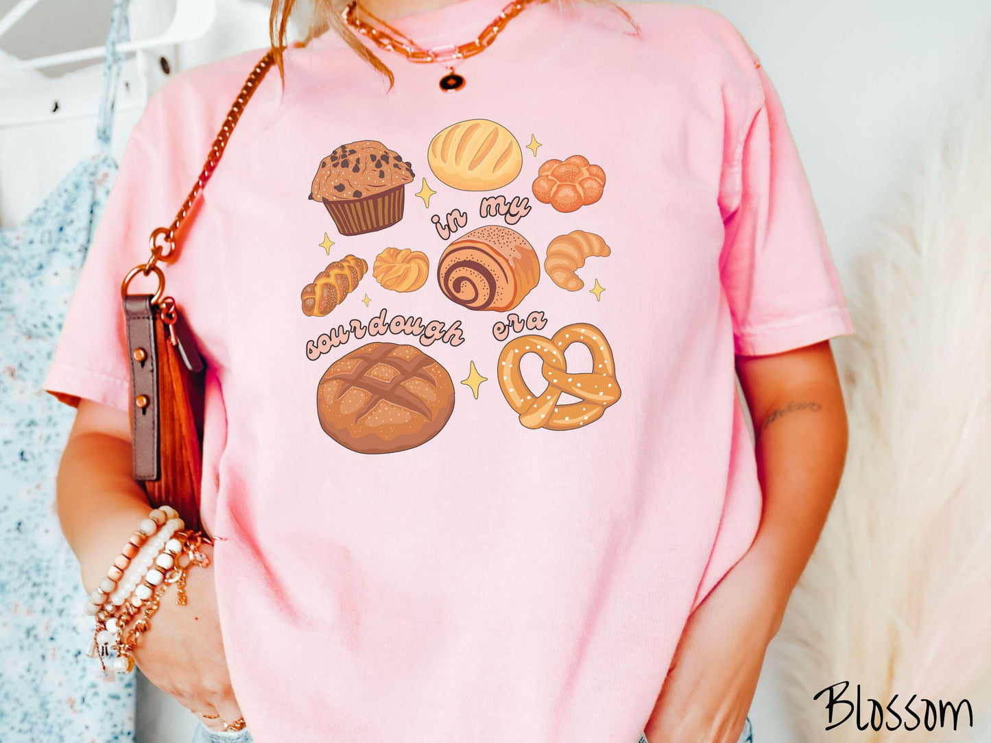 The Baked Good In My Sourdough Era Comfort Colors Shirt, Pun Sourdough Tee, Bread Maker Gift T-Shirt, Funny Baking Tee, Homesteading Tee