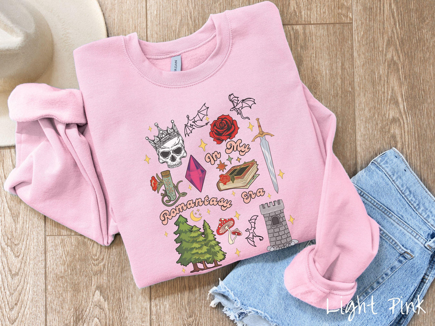 The In My Romantasy Era Sweatshirt, Fantasy Book Tee, Romantasy Gift T-Shirt, Bookish Dragon Tee, Fantasy World Tee