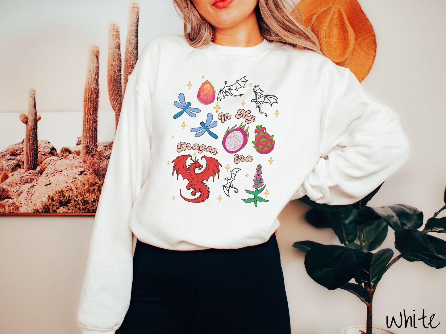 The In My Dragon Era Sweatshirt, Fantasy Book Tee, Romantasy Gift T-Shirt, Bookish Dragon Tee, Dragon Pun Tee