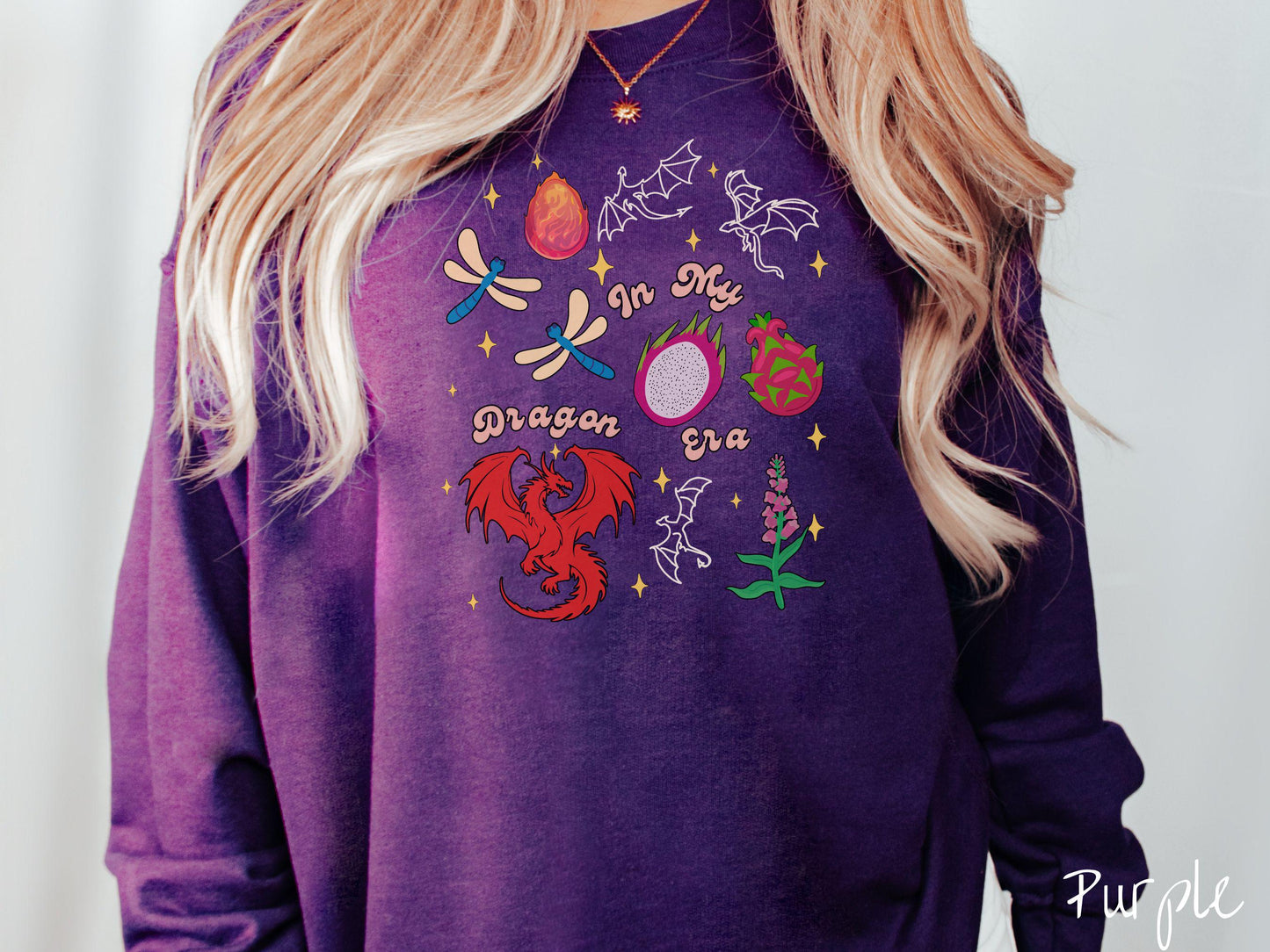The In My Dragon Era Sweatshirt, Fantasy Book Tee, Romantasy Gift T-Shirt, Bookish Dragon Tee, Dragon Pun Tee